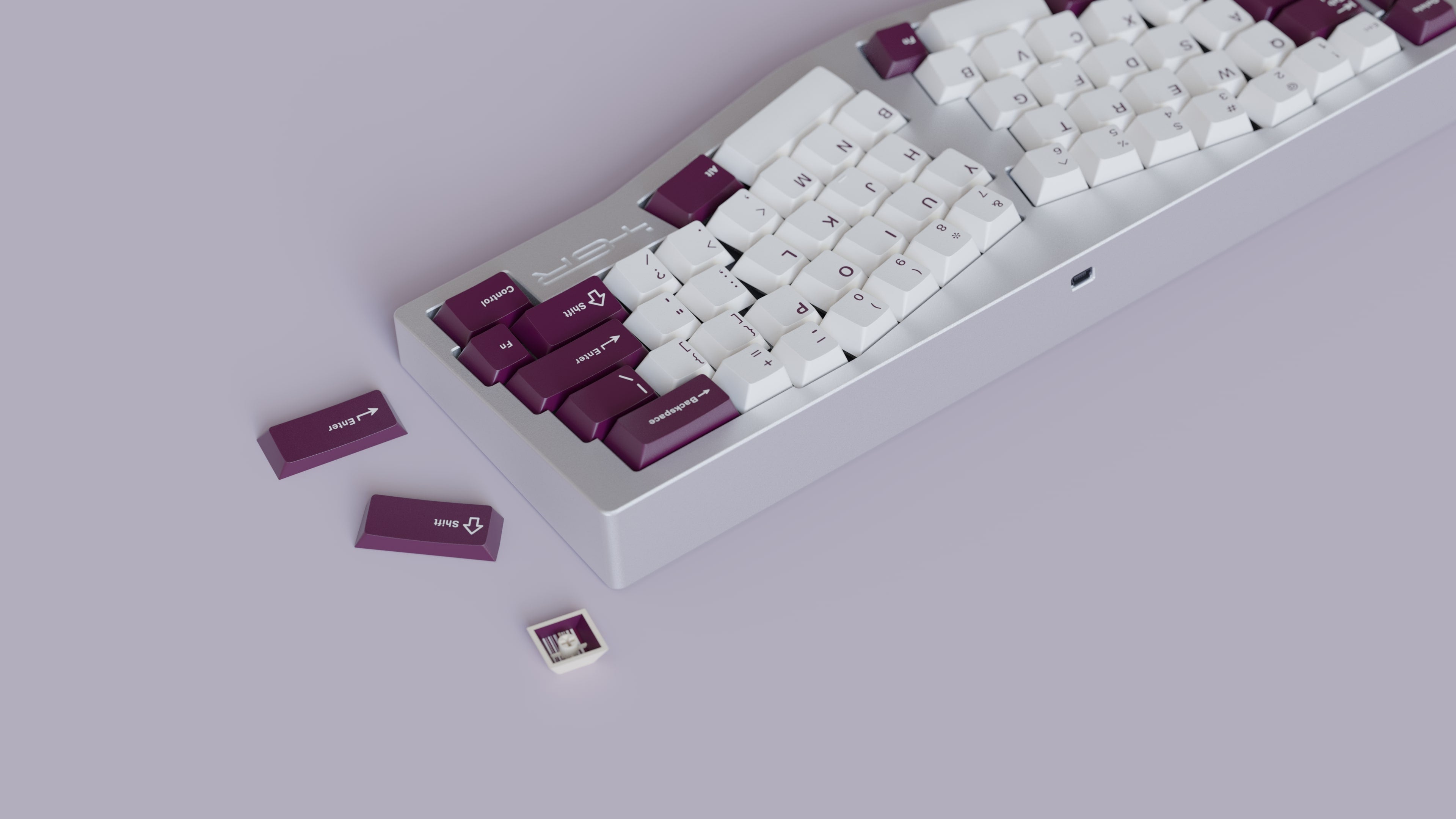 GMK CYL Maroon Keycaps