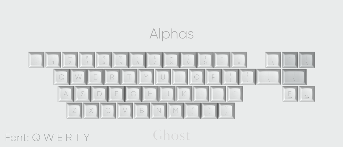 KAM Ghost Keycaps