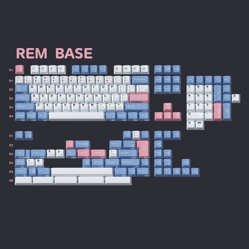 MW Rem Keycaps