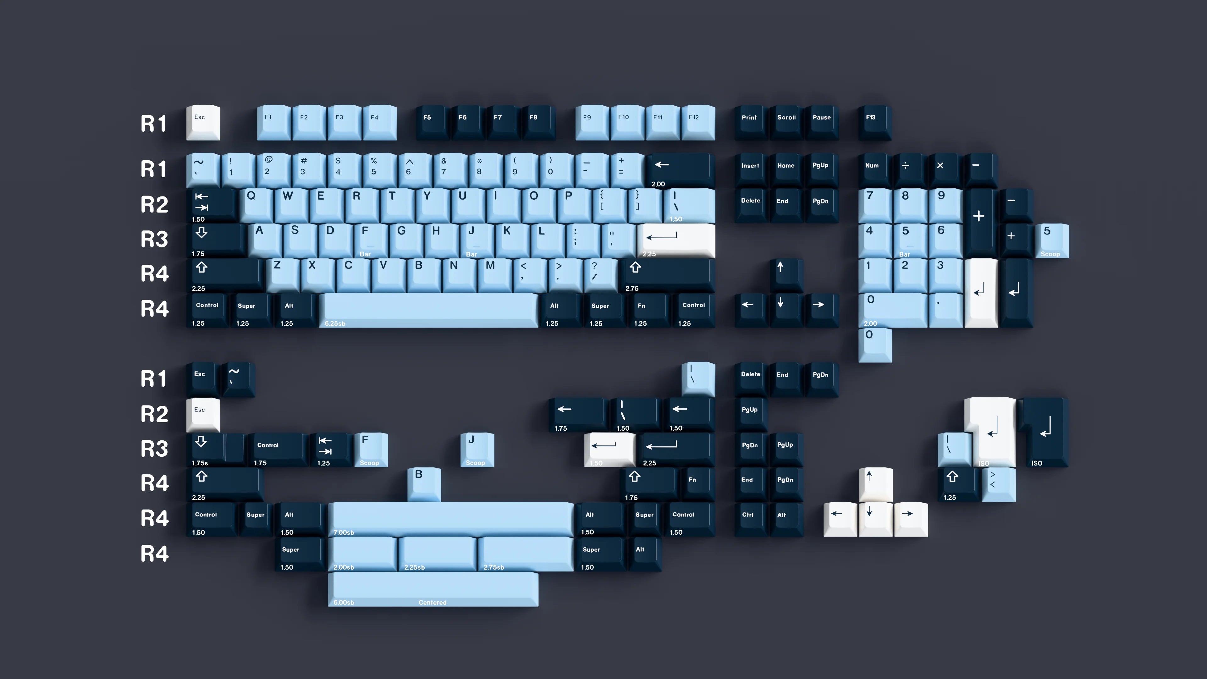 GMK CYL Mizu R2 Keycaps