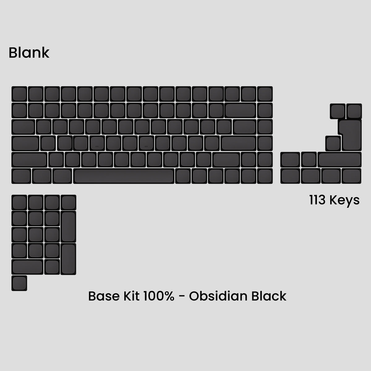 Awekeys Air Low Profile Metal Keycaps - Cherry MX
