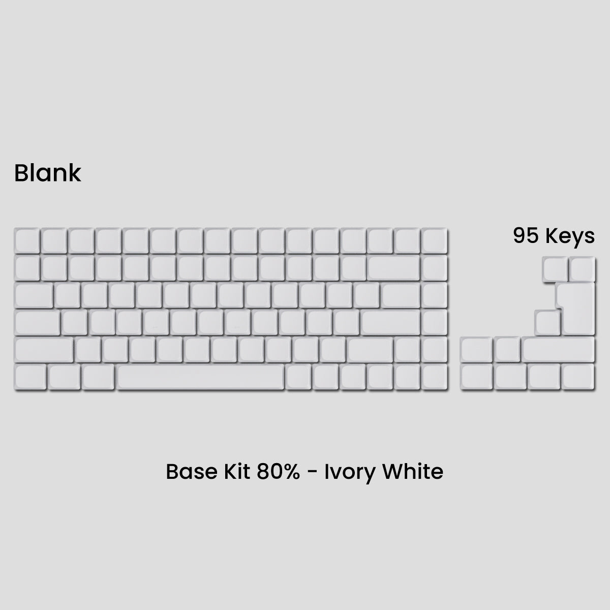 Awekeys Air Low Profile Metal Keycaps - Cherry MX
