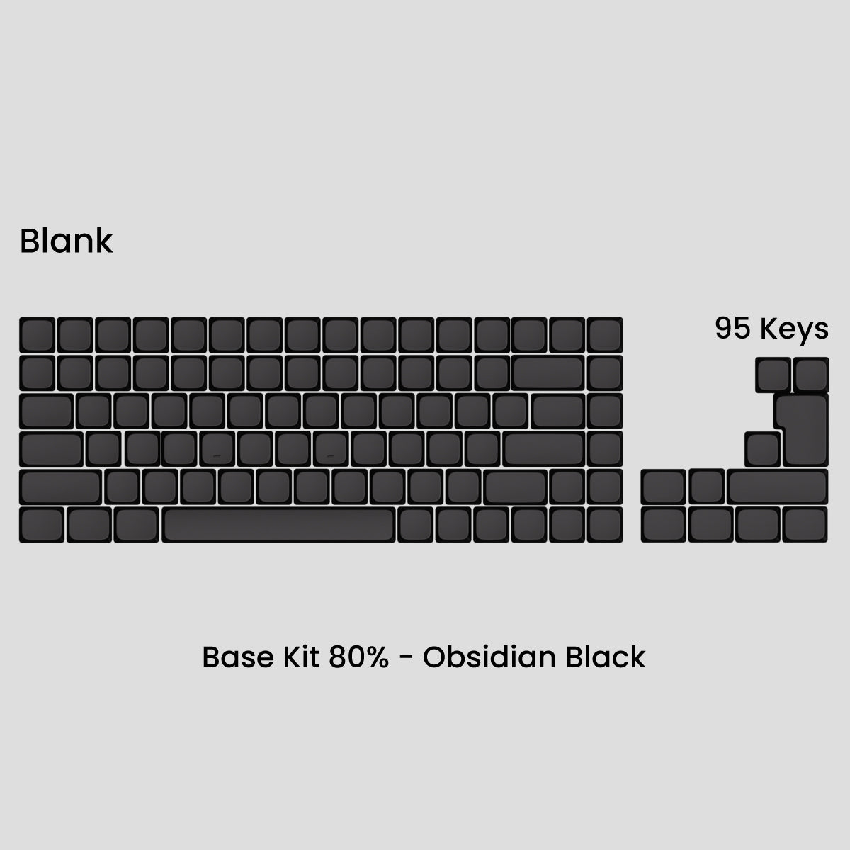 Awekeys Air Low Profile Metal Keycaps - Cherry MX