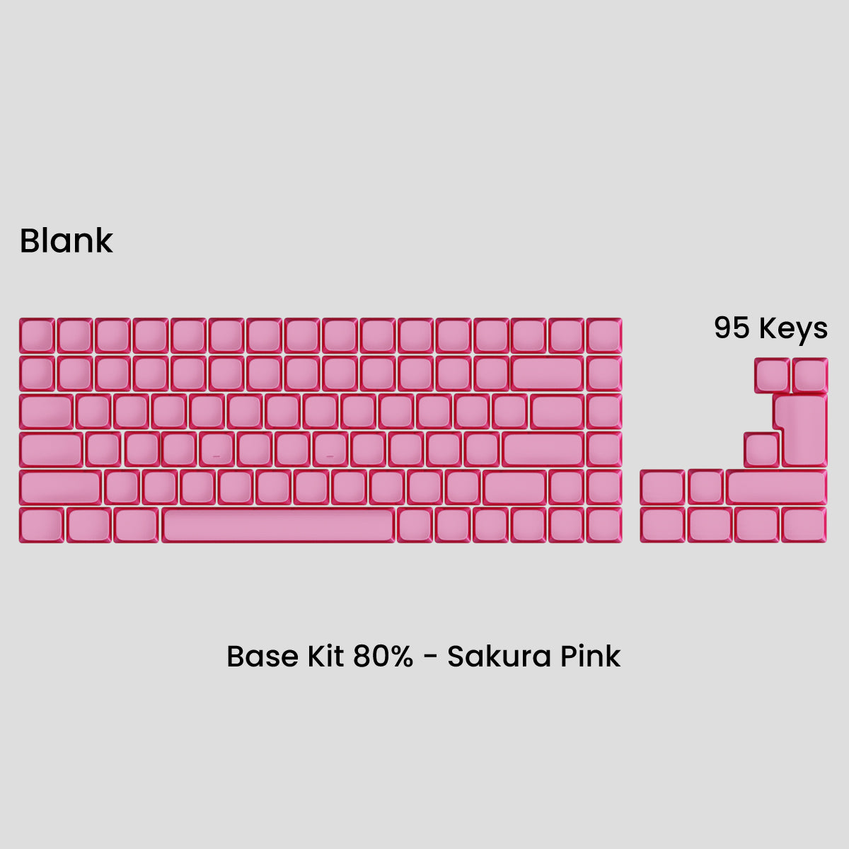 Awekeys Air Low Profile Metal Keycaps - Cherry MX