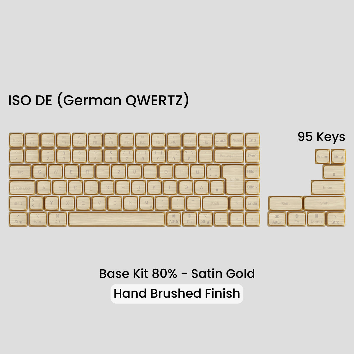 Awekeys Air Low Profile Metal Keycaps - Cherry MX