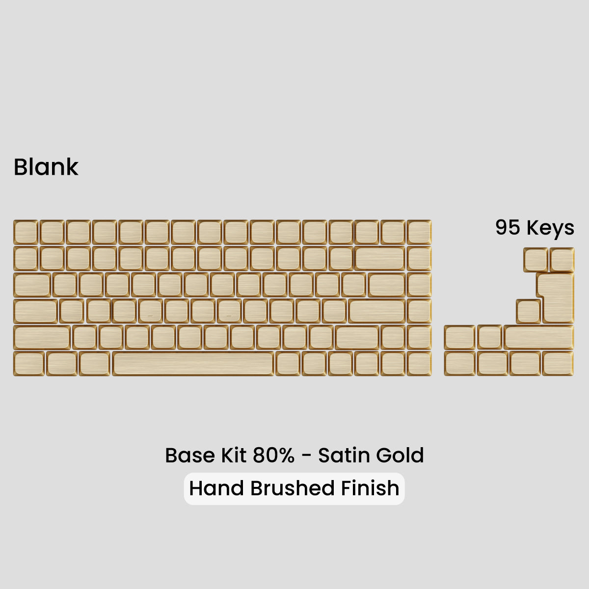 Awekeys Air Low Profile Metal Keycaps - Cherry MX