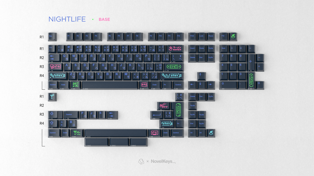 GMK CYL Nightlife Keycaps [Group Buy]
