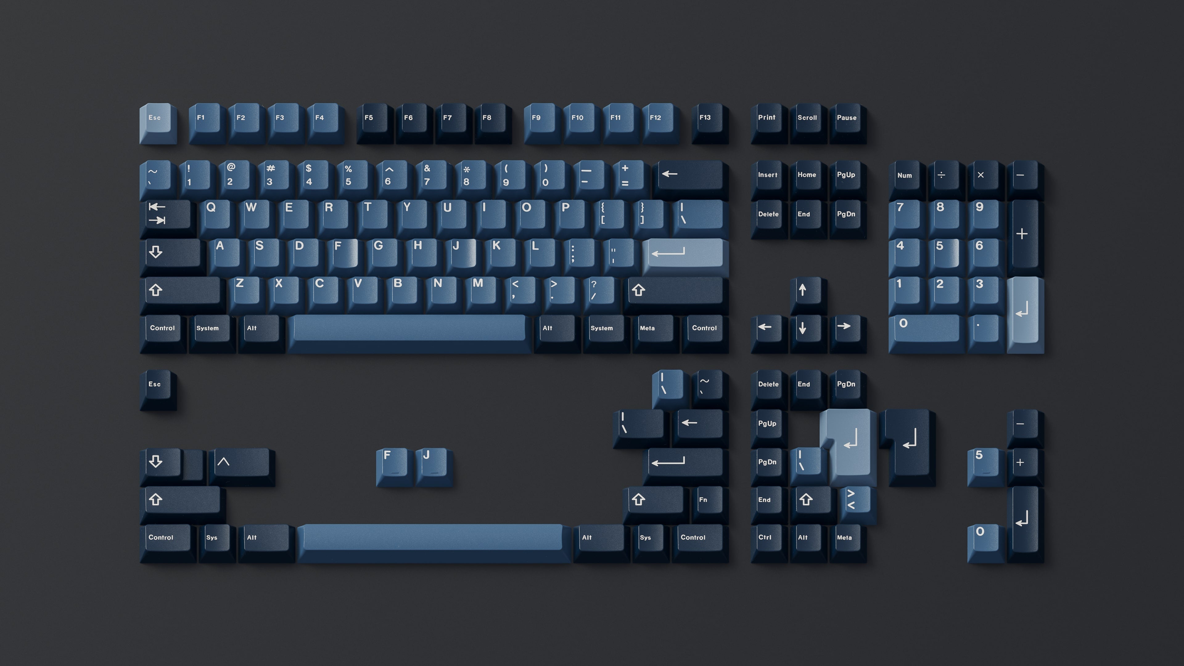 GMK CYL Indigo Keycaps