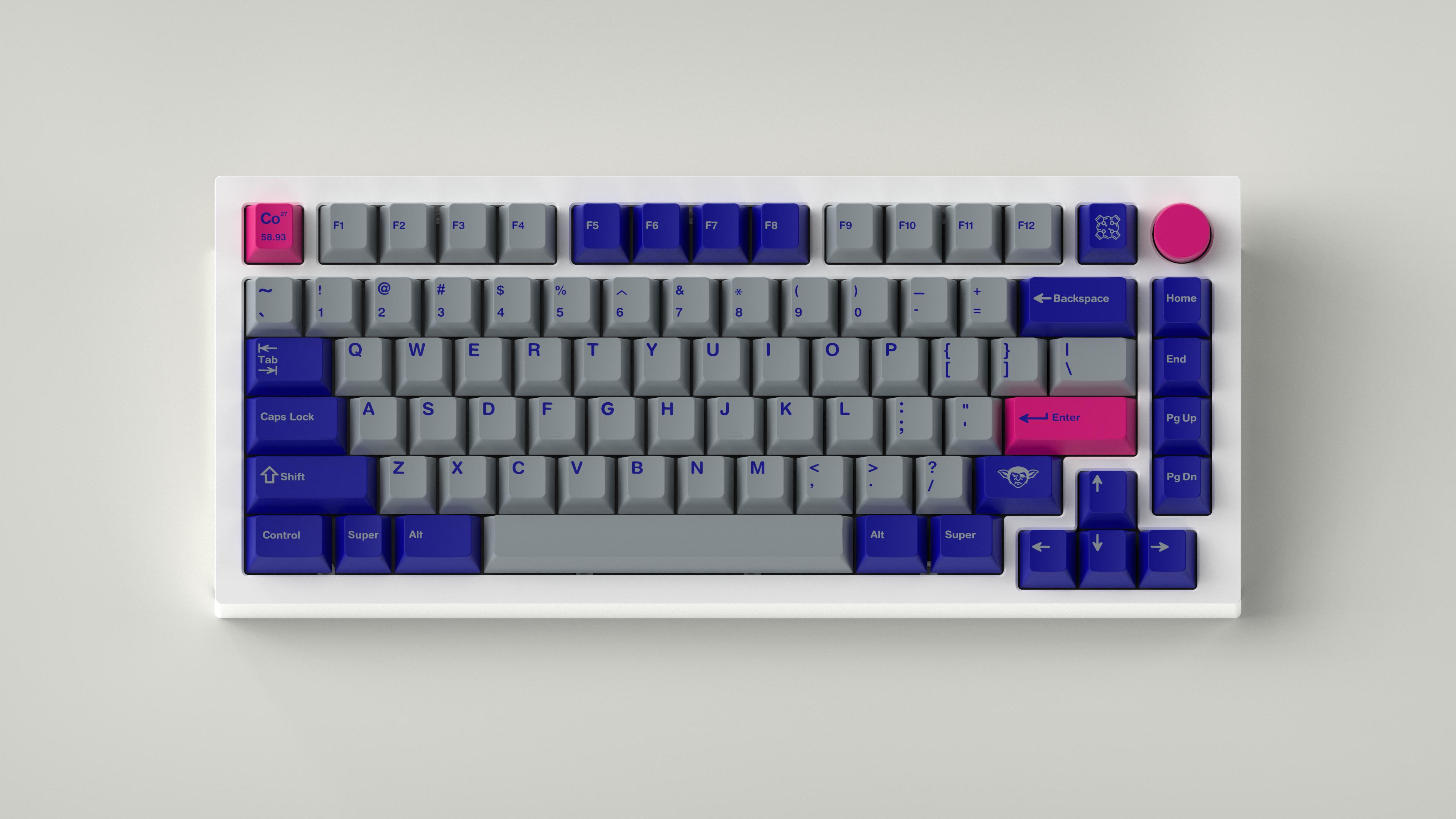 GMK CYL Cobalt Keycaps