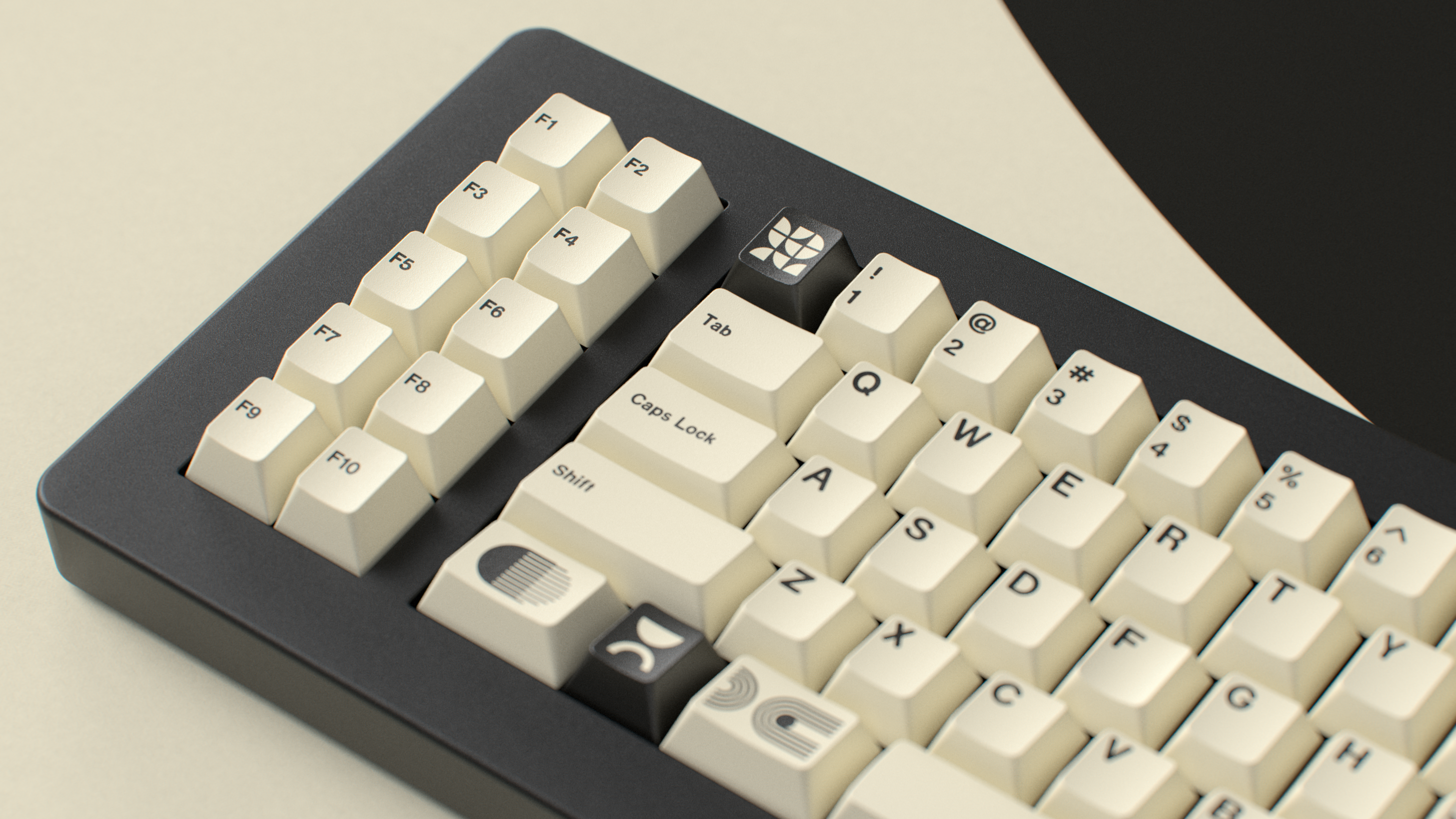 GMK CYL Creme Keycaps