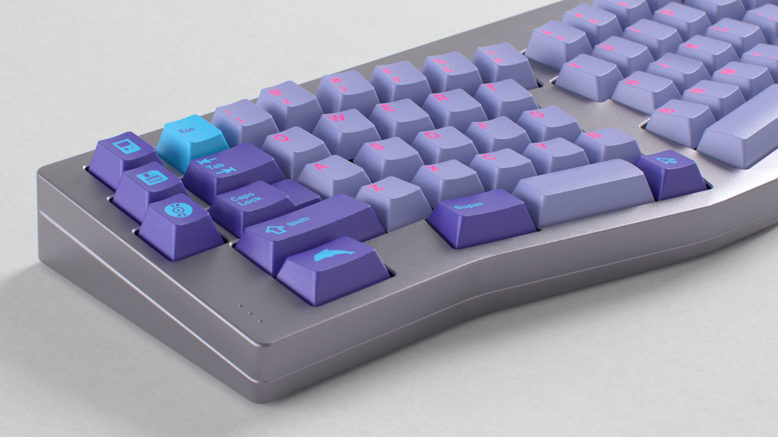 CYL Vaporwave W2 Keycaps