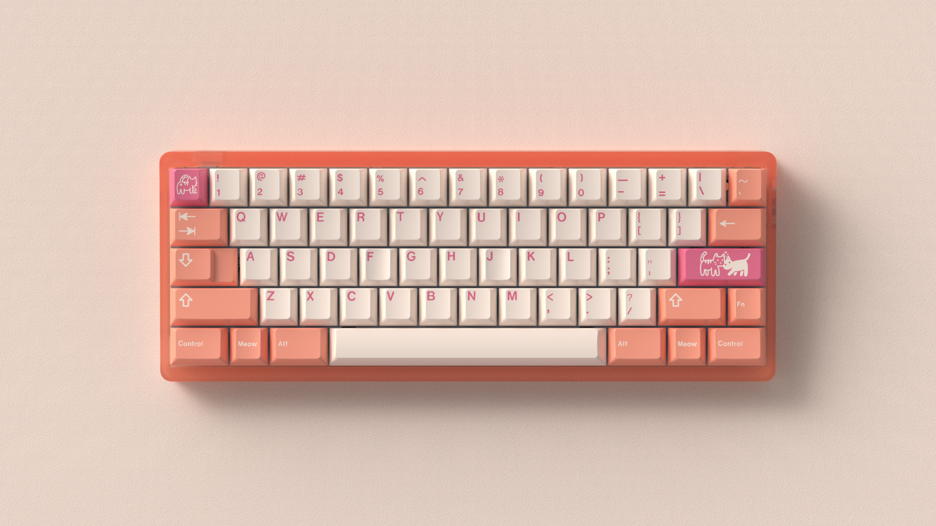 GMK CYL Orange Boi Keycaps