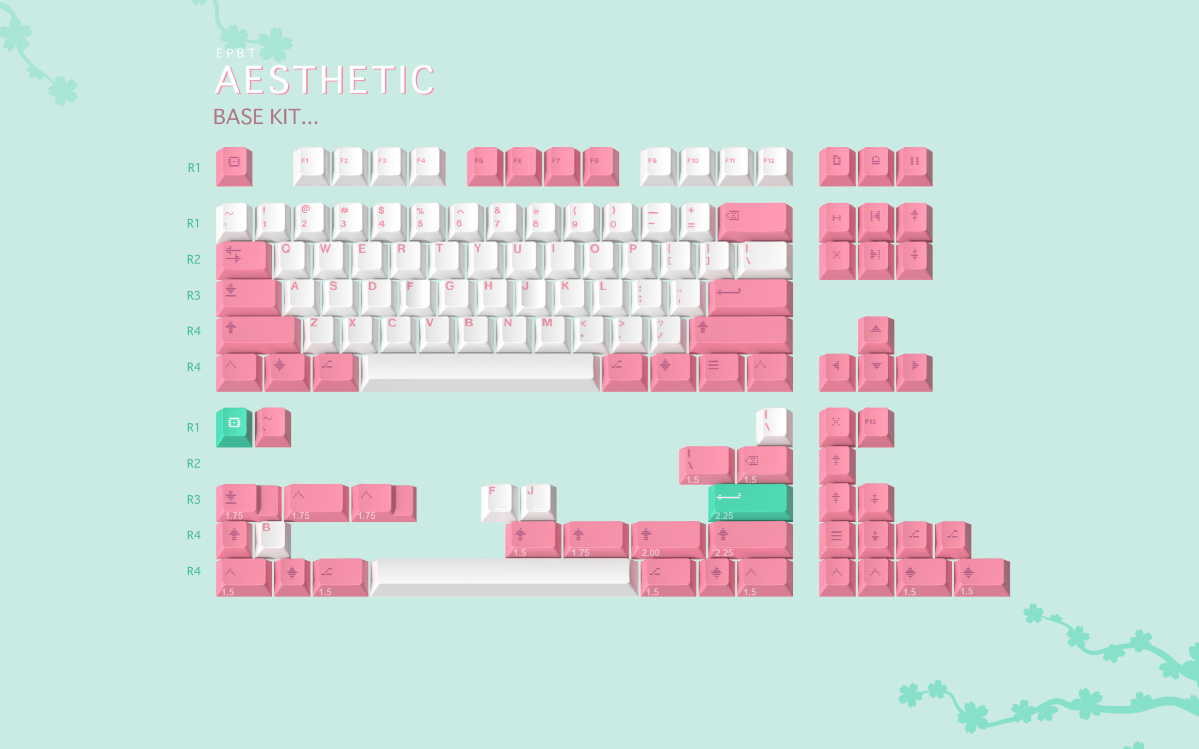 ePBT Aesthetic Keycaps