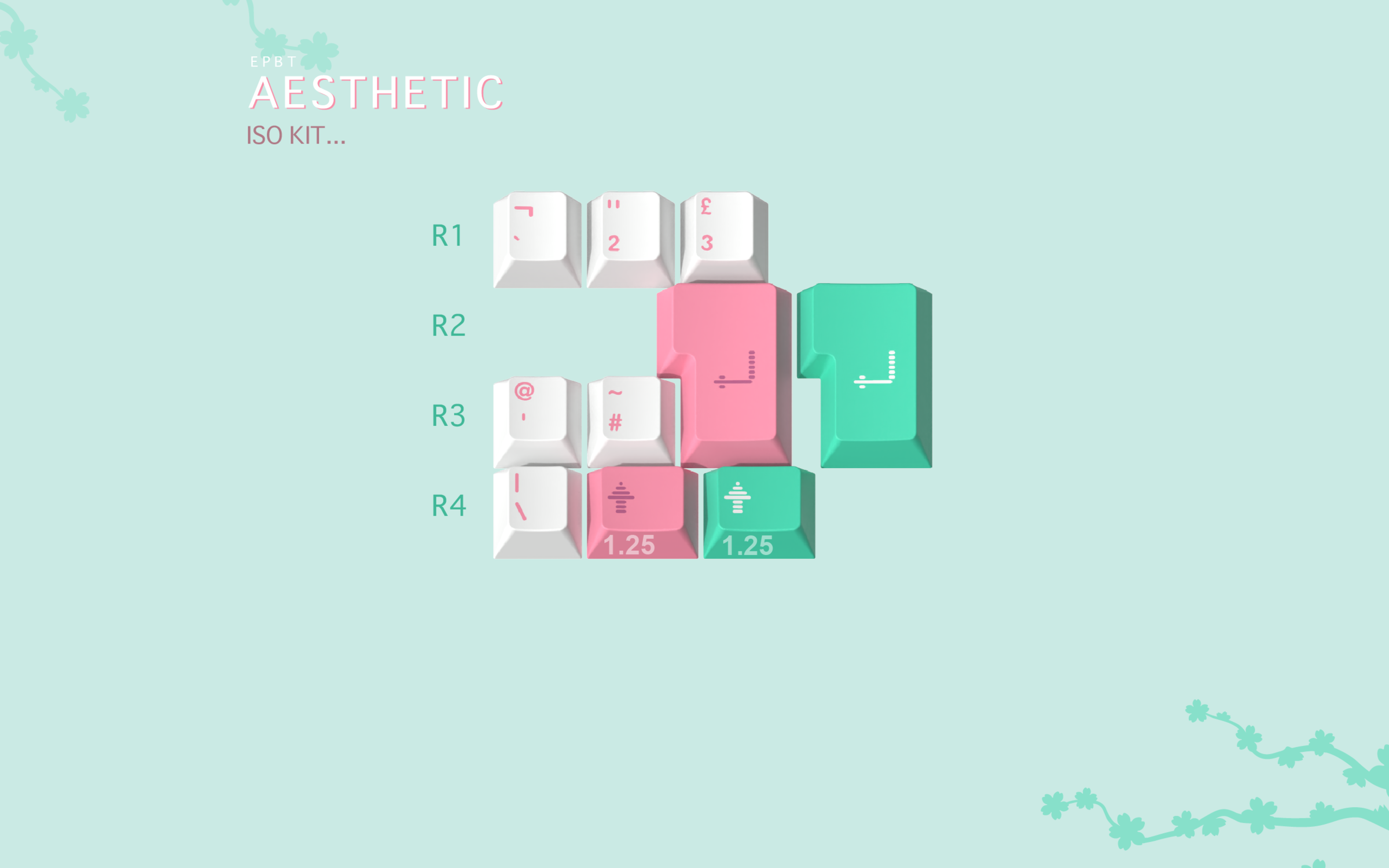 ePBT Aesthetic Keycaps