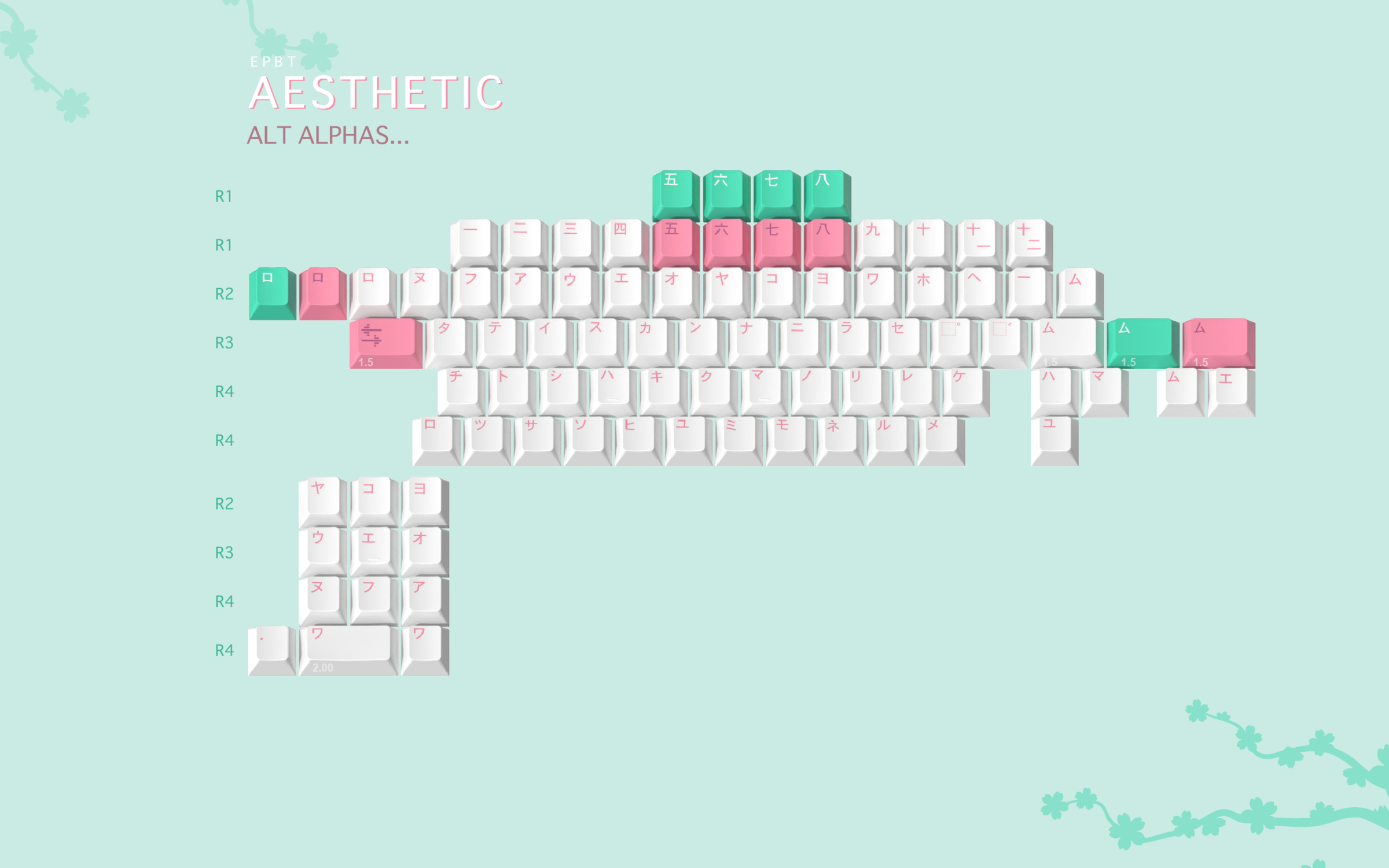 ePBT Aesthetic Keycaps