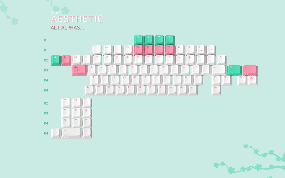 ePBT Aesthetic Keycaps