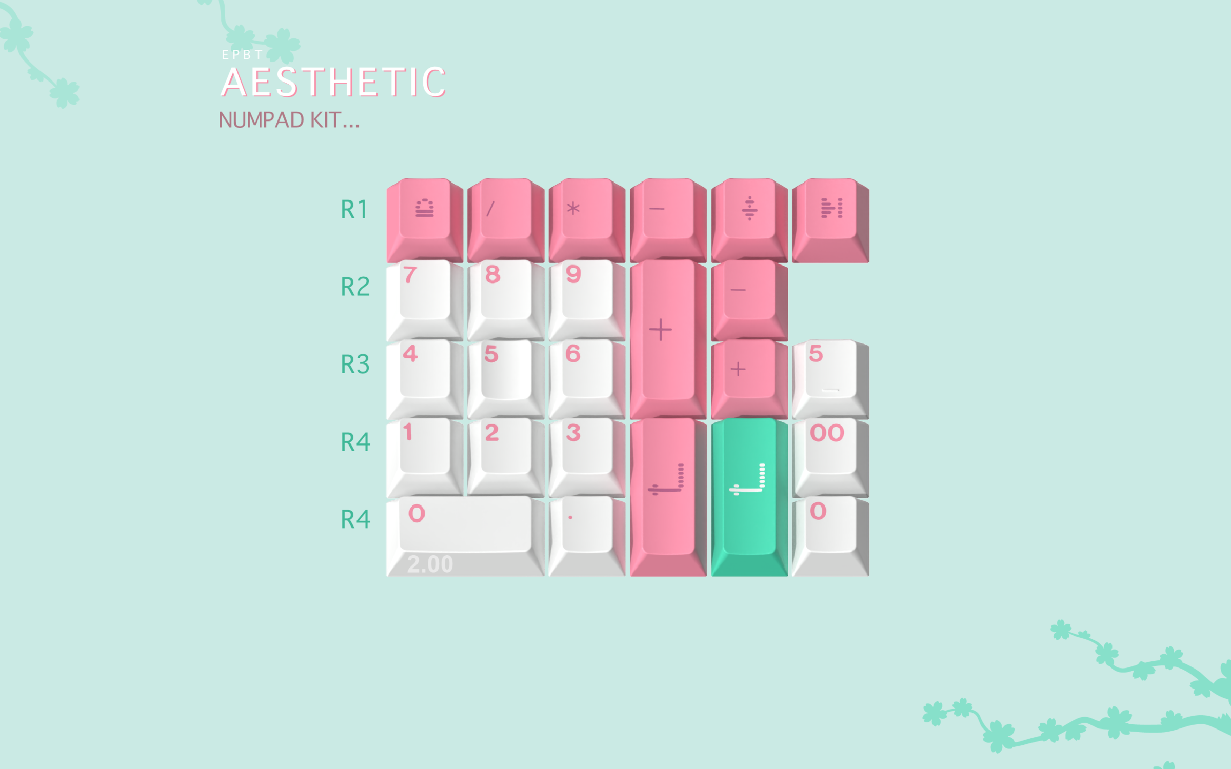 ePBT Aesthetic Keycaps