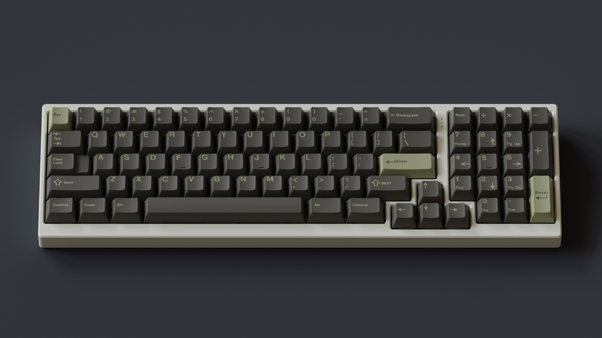 GMK CYL Olive R2 Keycaps