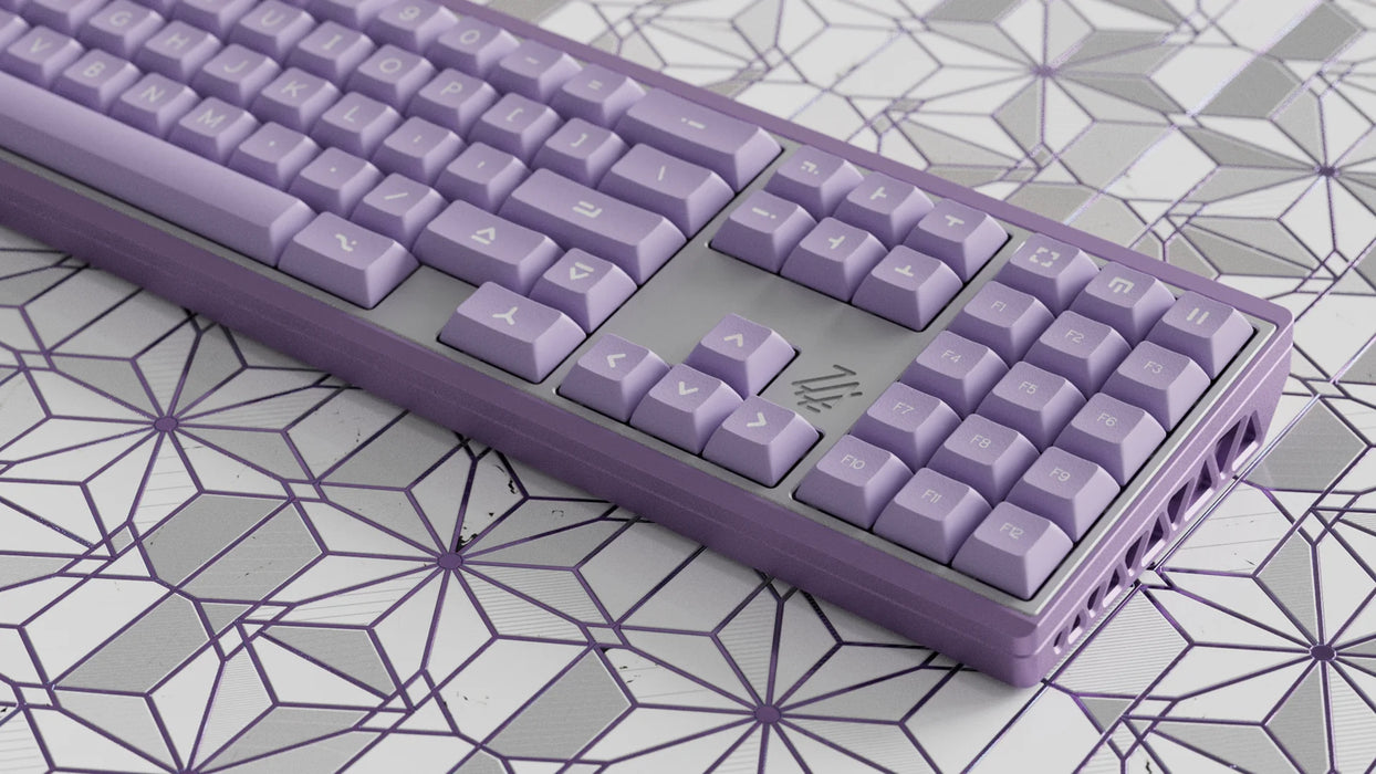 DSA White on Lilac Keycaps