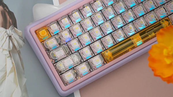 Chilkey Glazed Yellow Keycaps [Preorder]