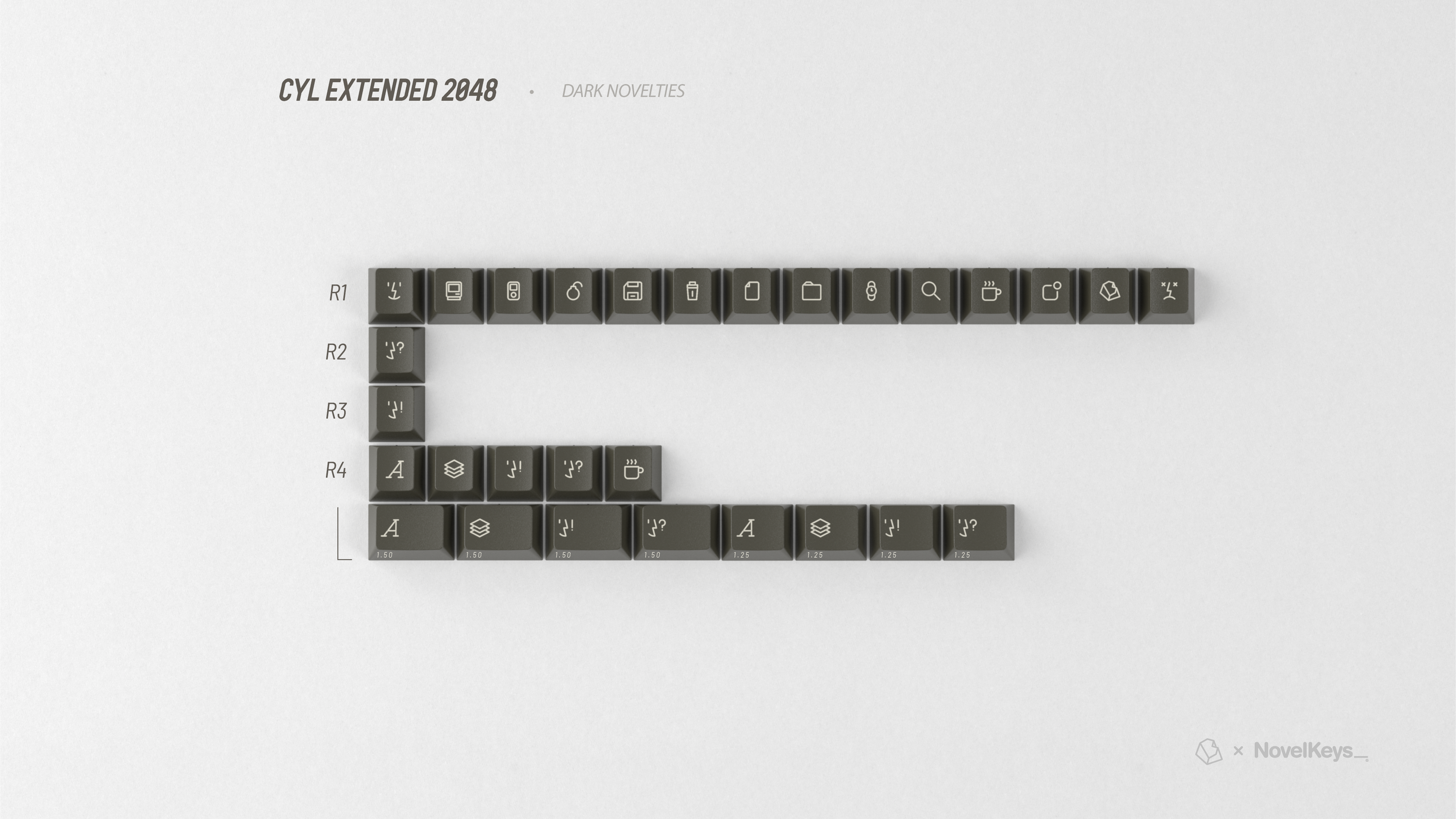 GMK CYL Extended 2048 Keycaps