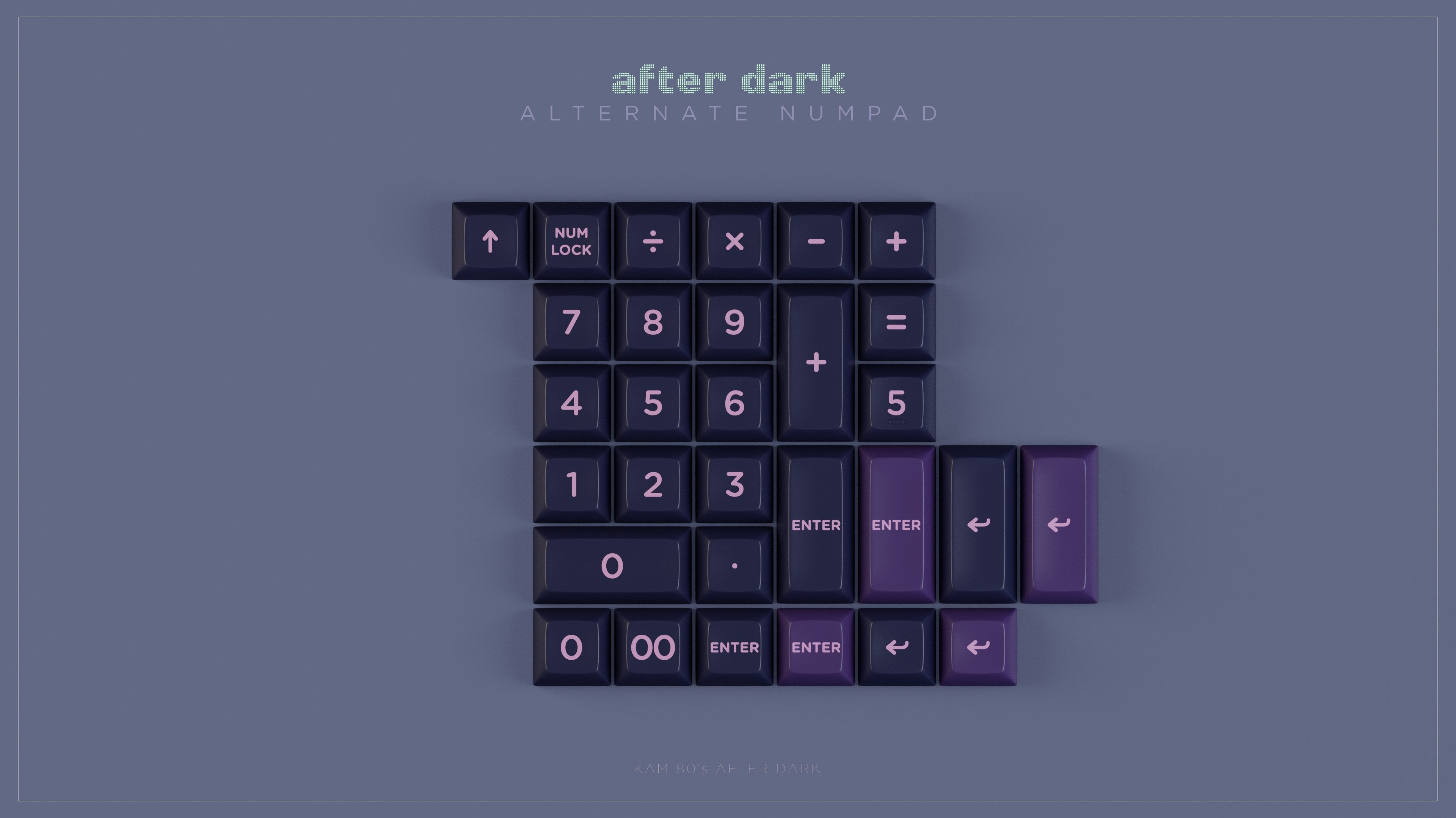 KAM 80s After Dark Keycaps