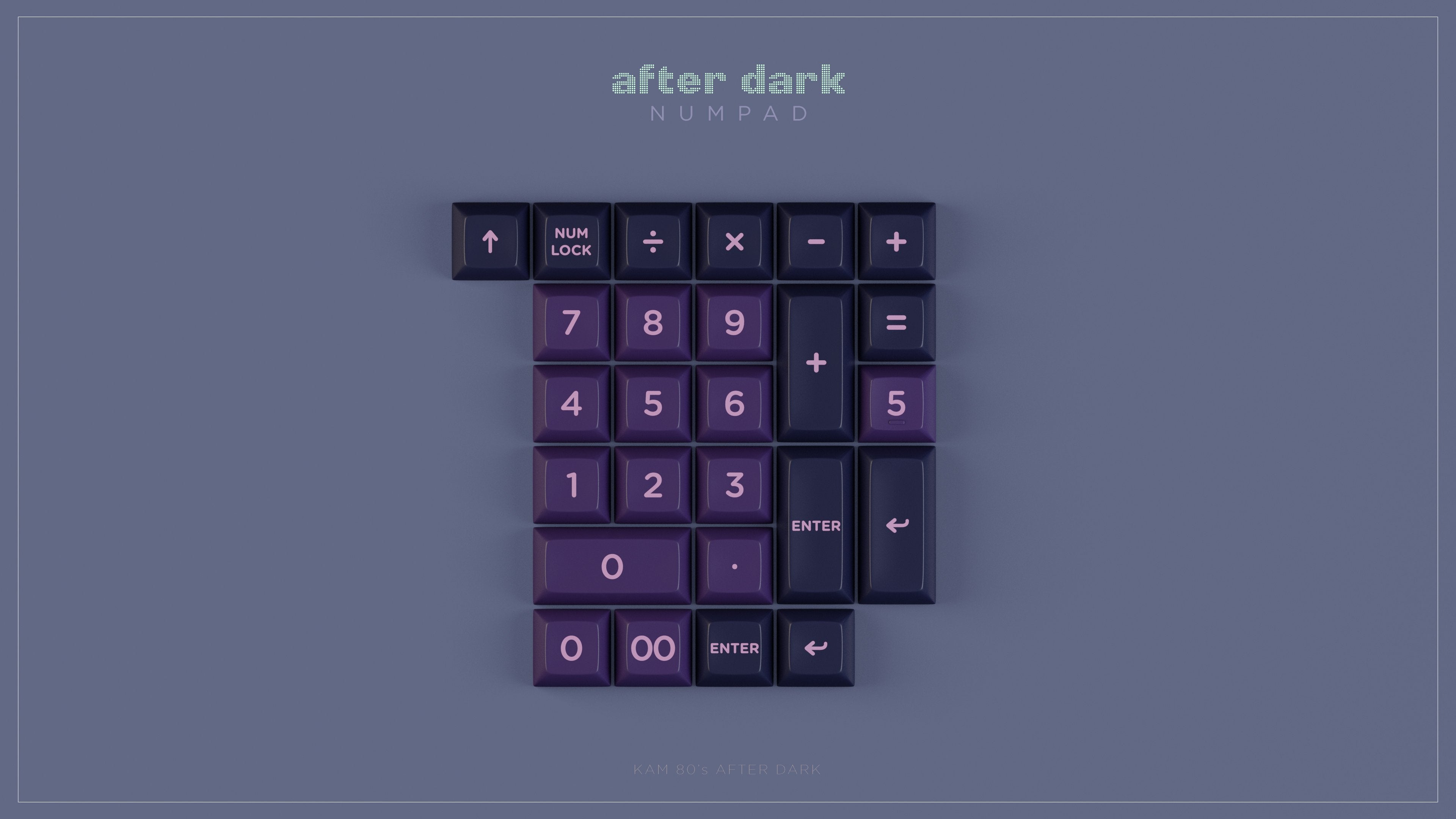 KAM 80s After Dark Keycaps