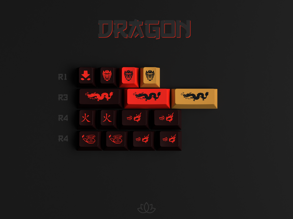 GMK Red Dragon Keycaps