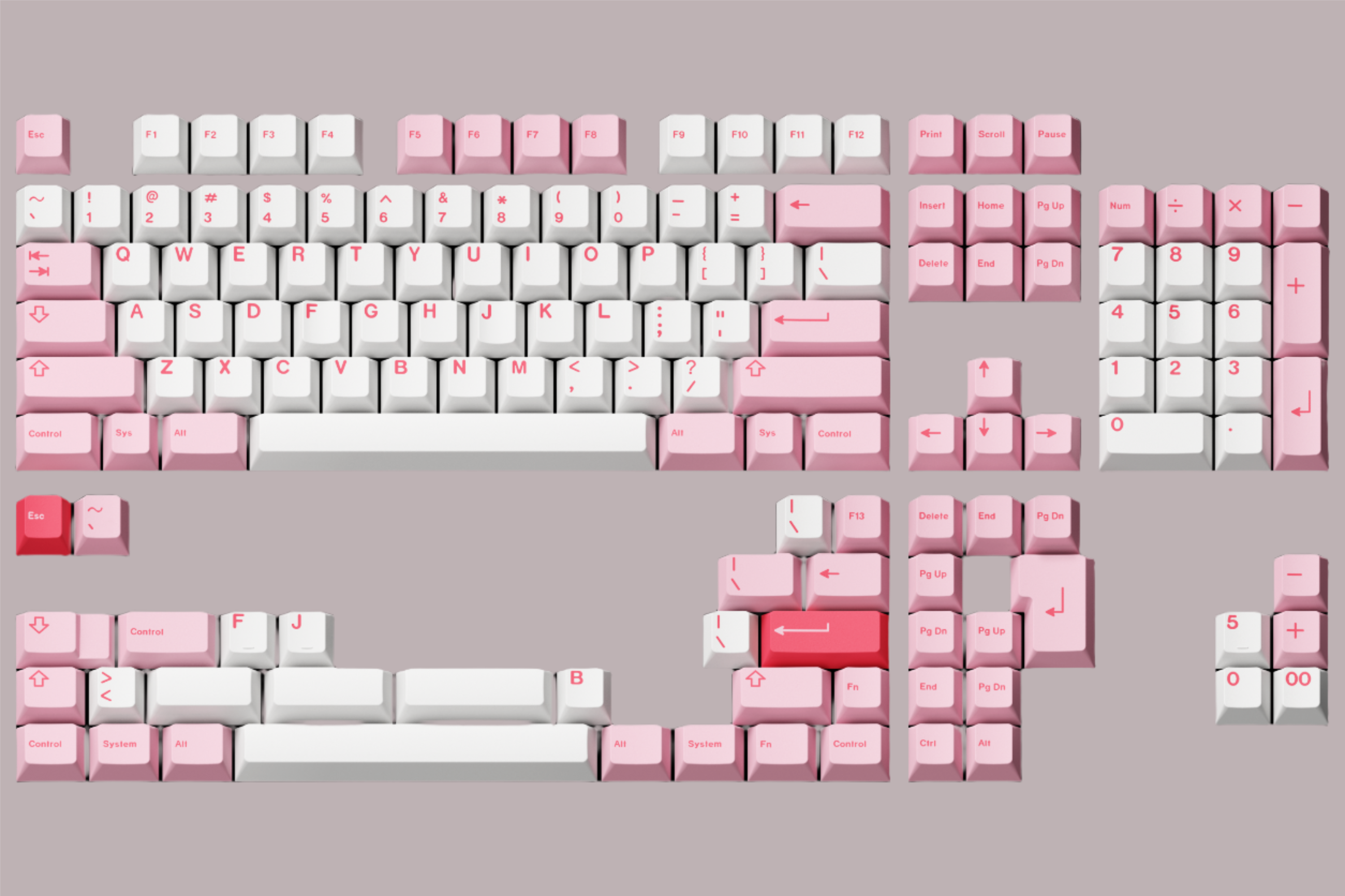 GMK CYL Hazakura Keycaps