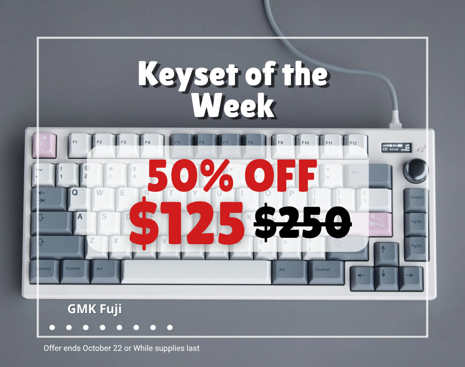 GMK CYL Fuji Keycaps