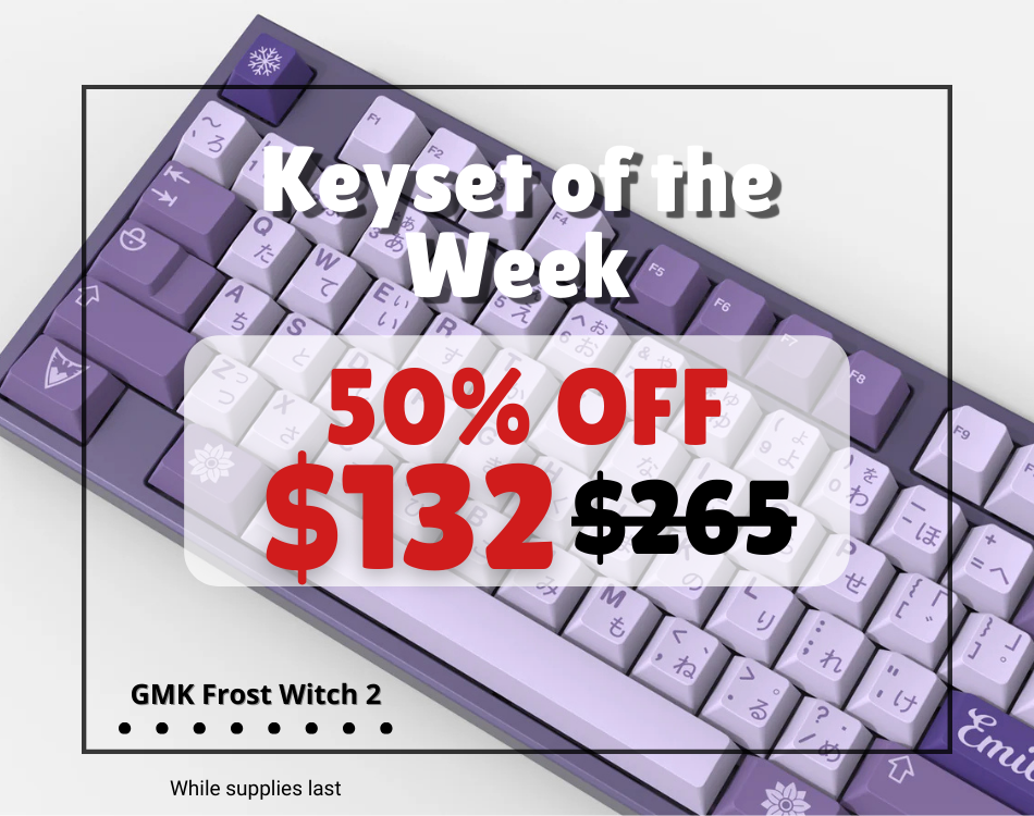 GMK CYL Frost Witch 2 Keycaps