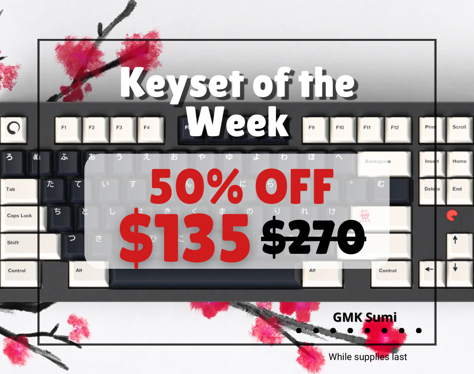 GMK CYL Sumi Keycaps