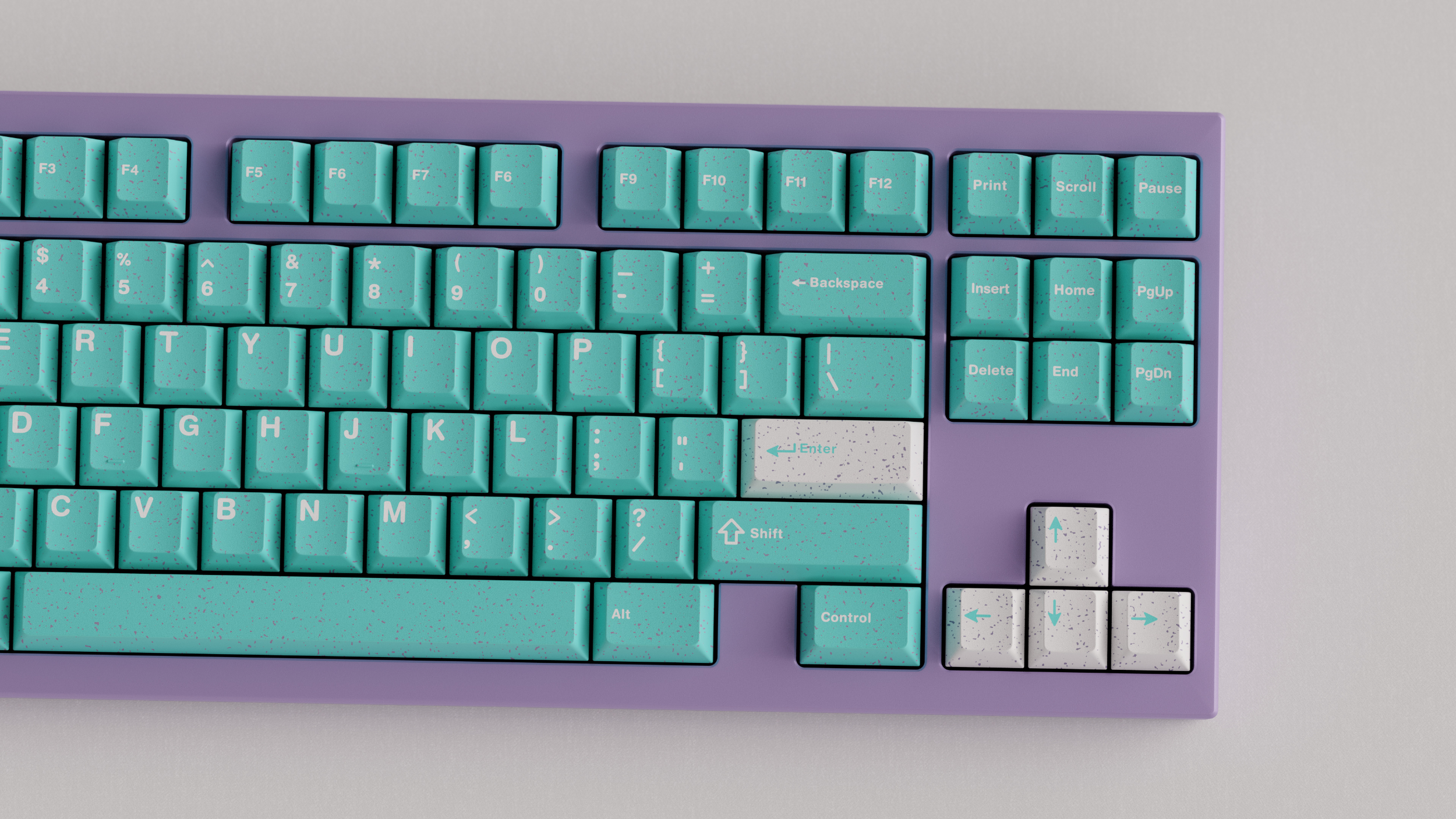 WS Porquoise Keycaps