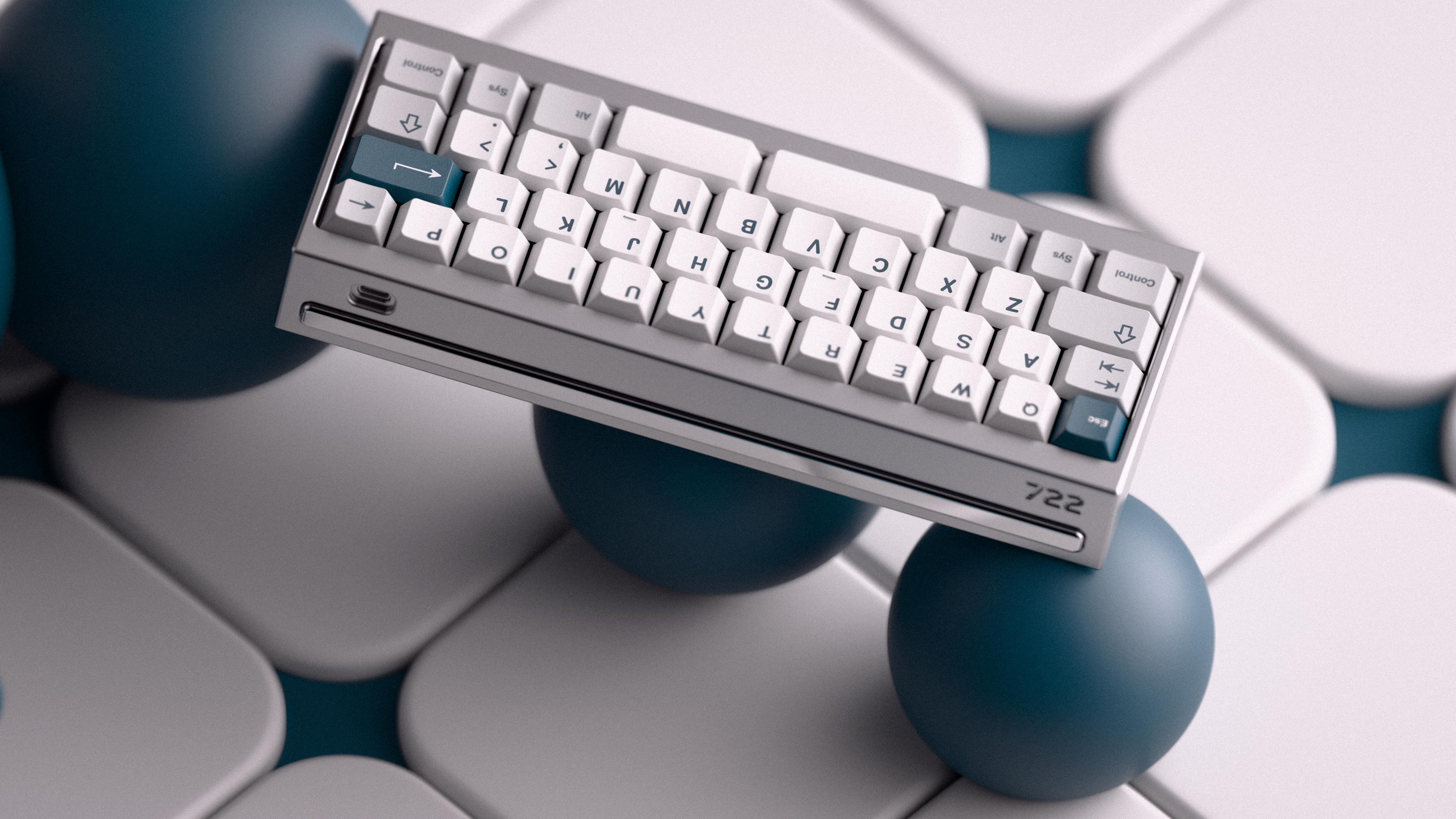 GMK CYL Prussian Alert Keycaps
