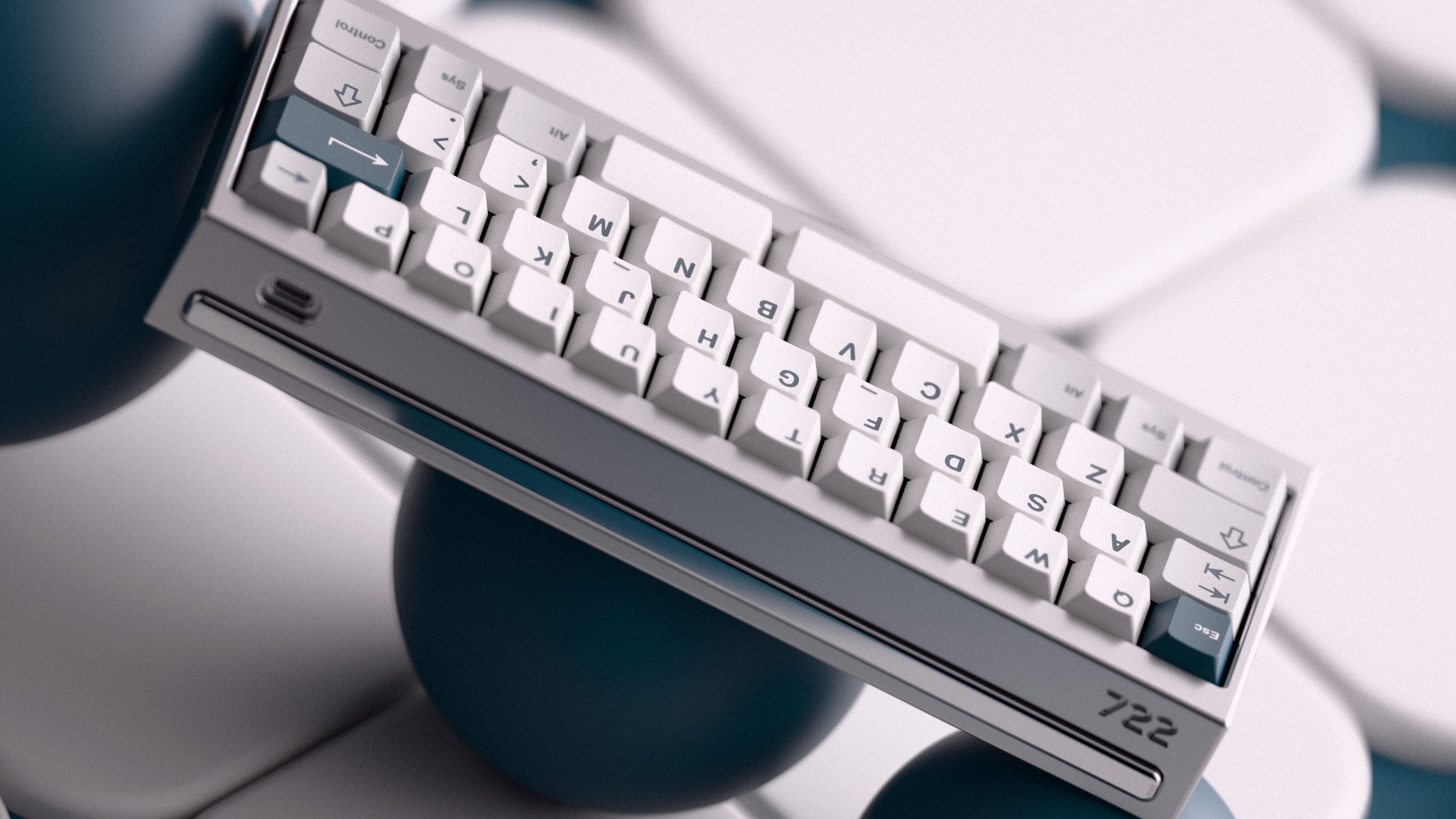 GMK CYL Prussian Alert Keycaps