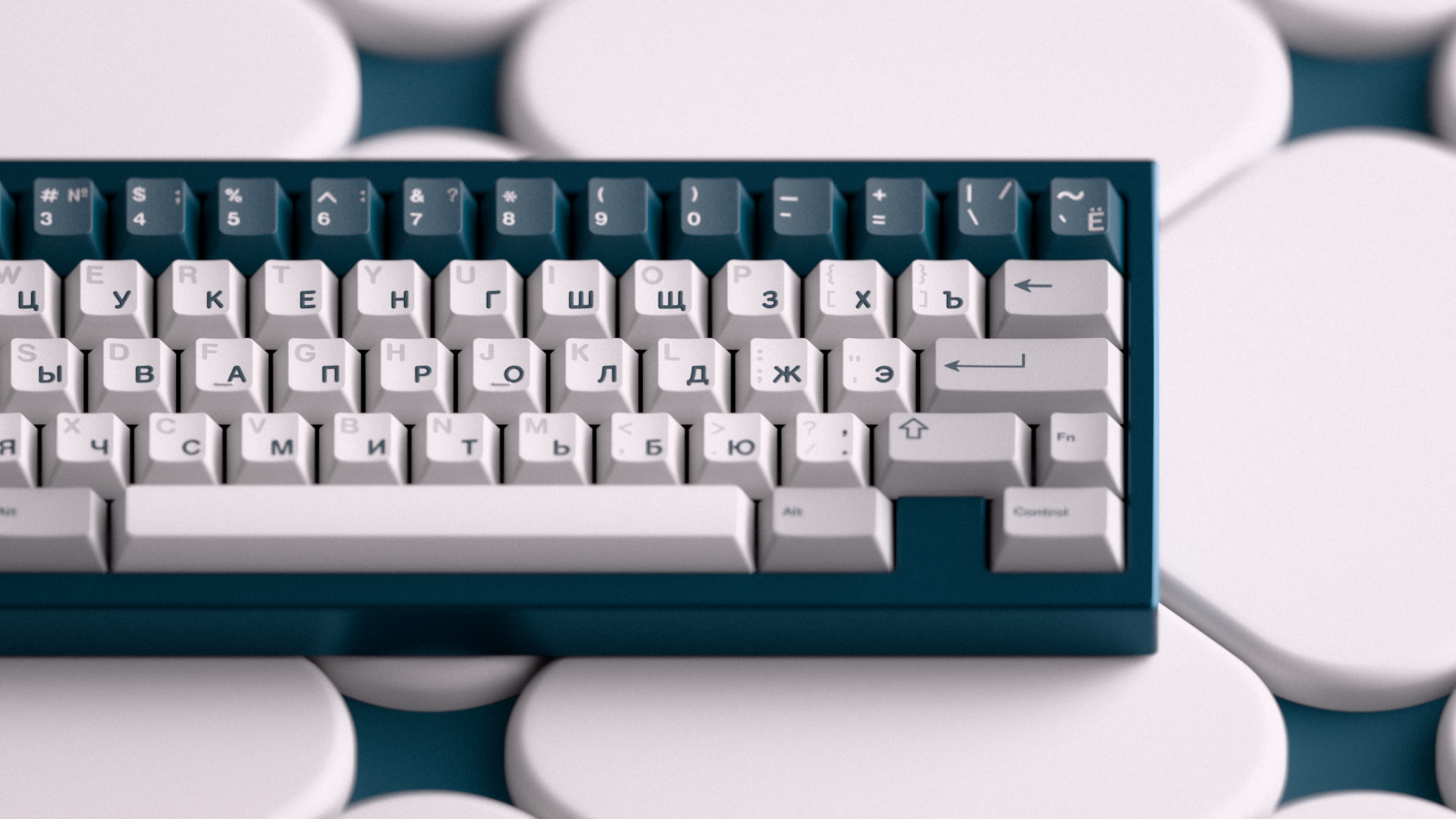 GMK CYL Prussian Alert Keycaps