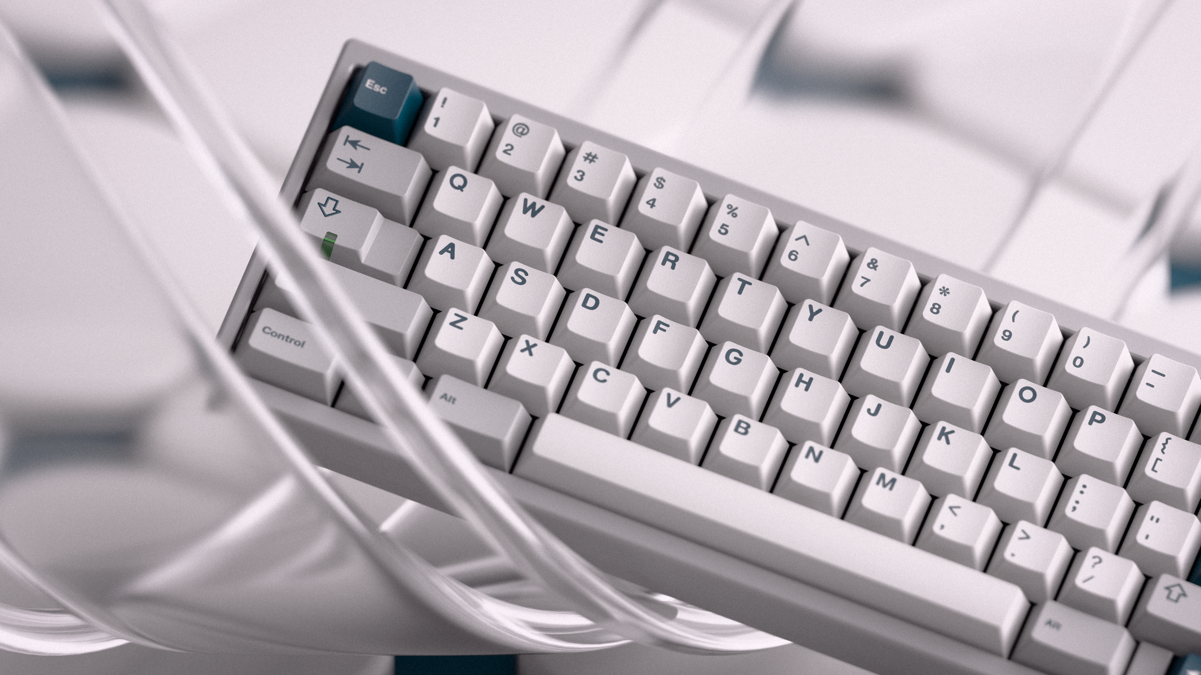 GMK CYL Prussian Alert Keycaps