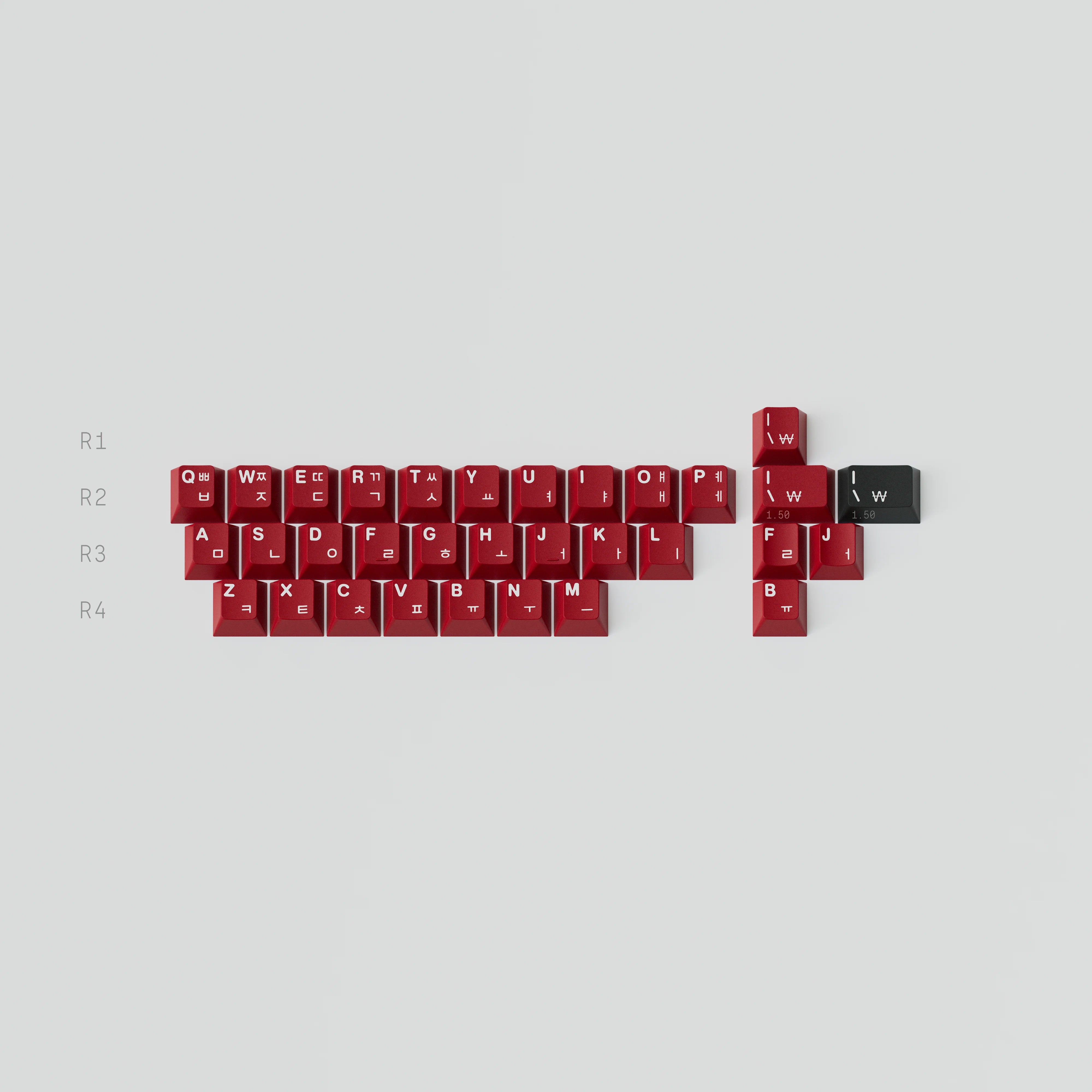 GMK CYL Burgundy Keycaps