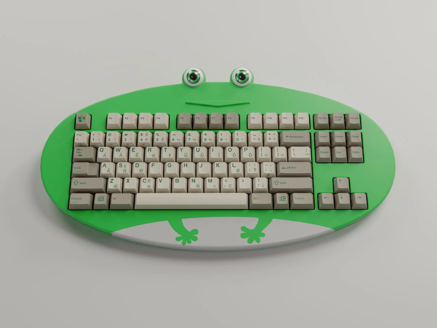 GMK CYL Green Alert Keycaps