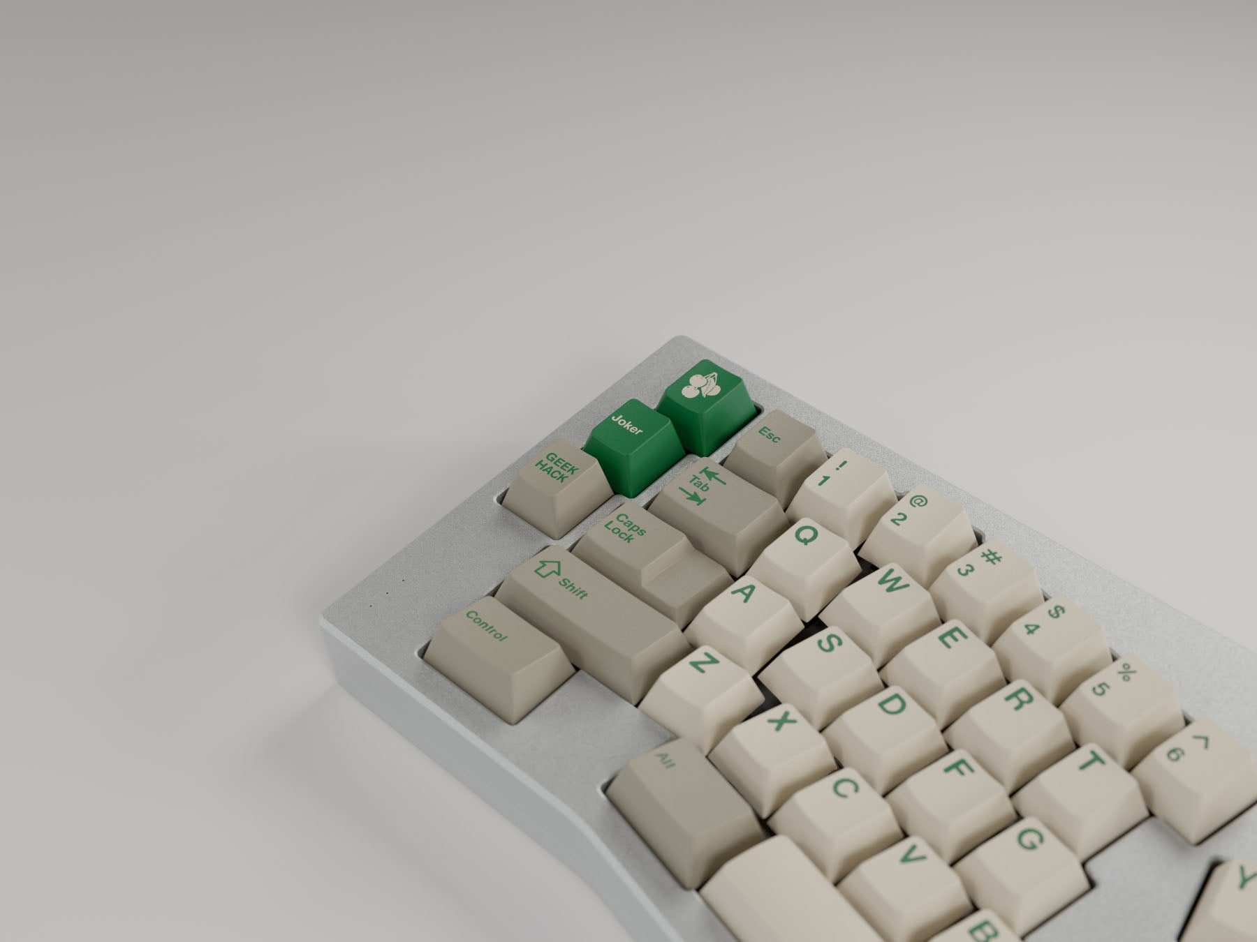 GMK CYL Green Alert Keycaps