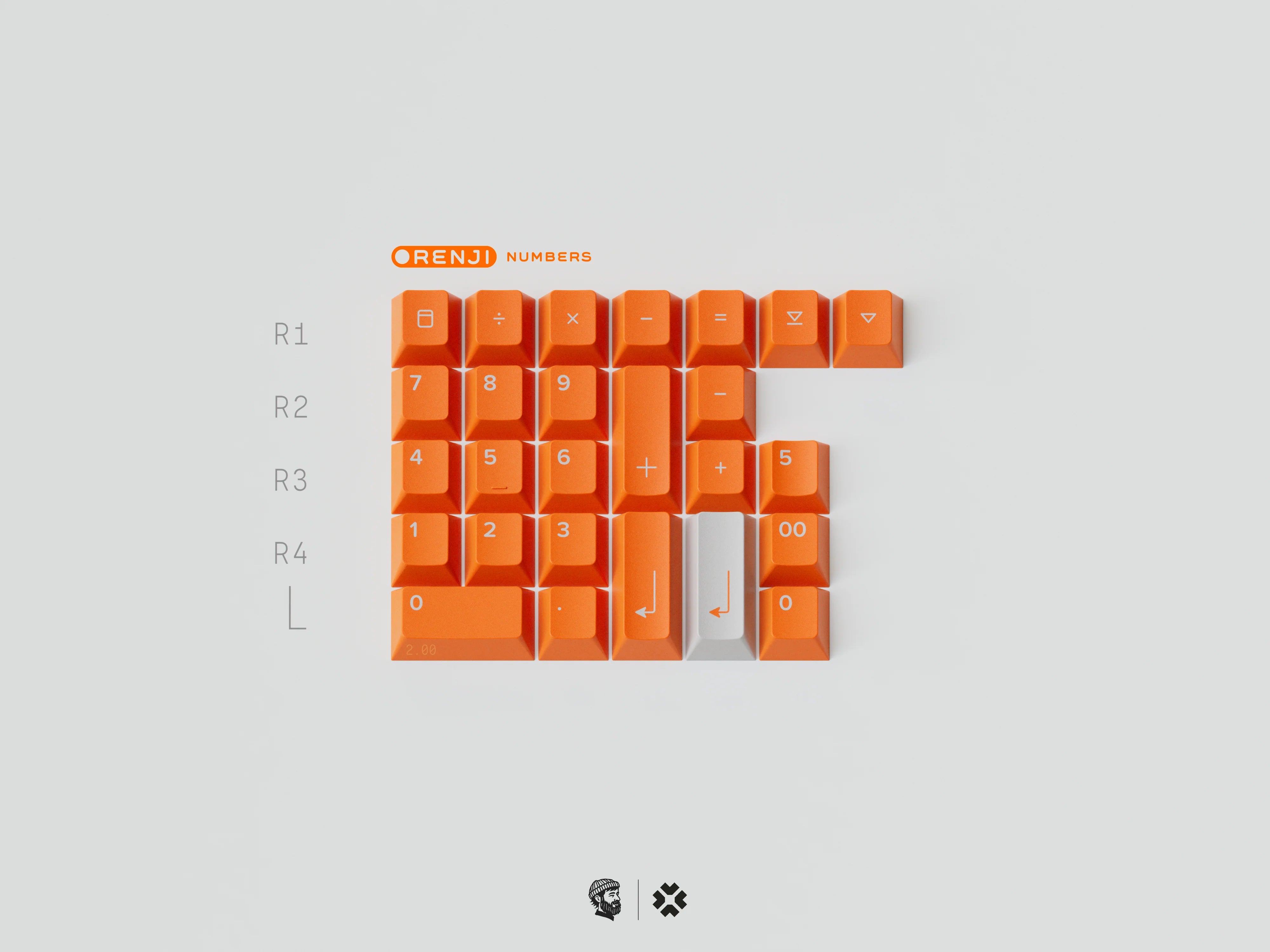 GMK CYL Orenji Keycaps