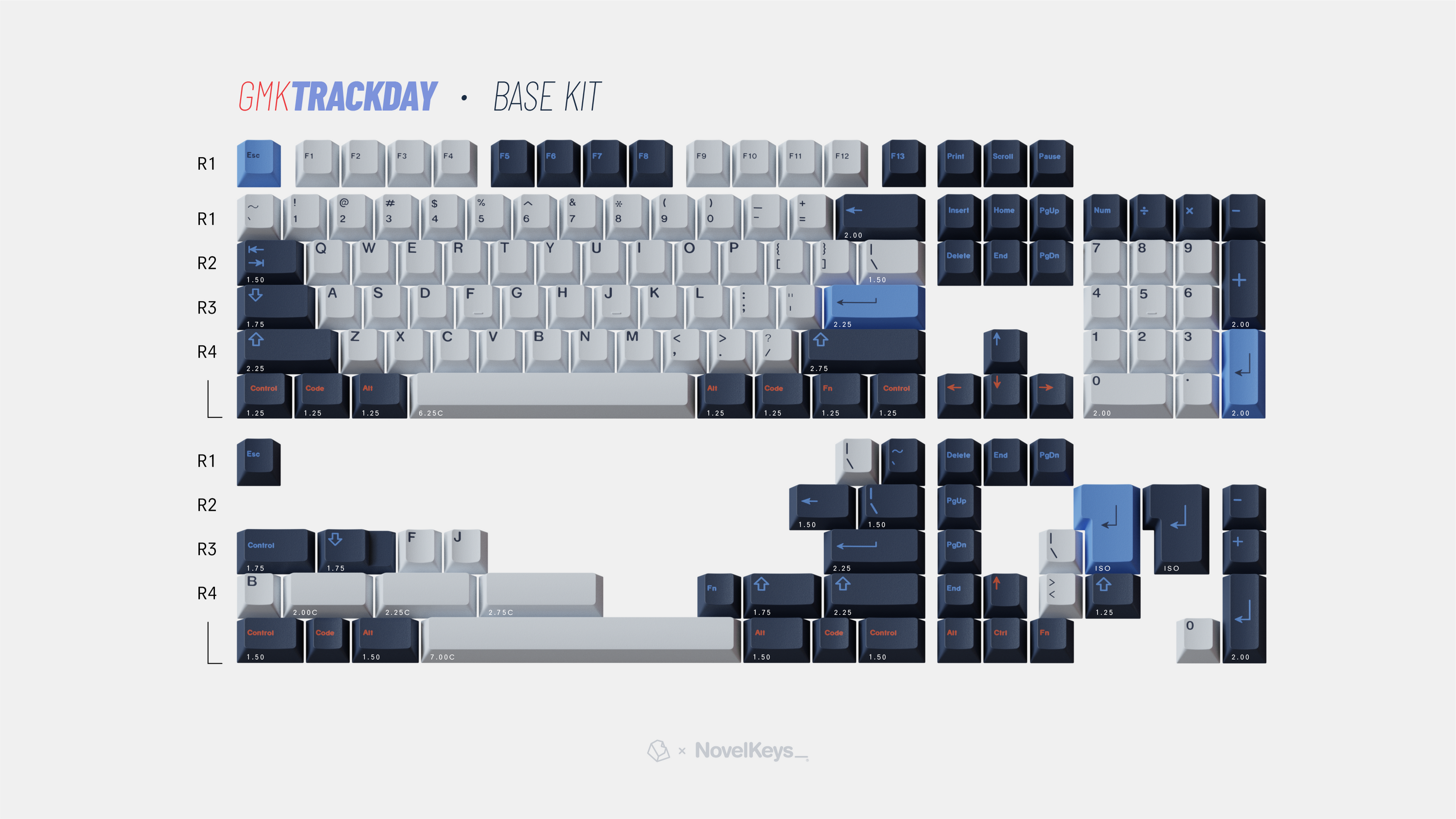 GMK CYL Trackday Keycaps