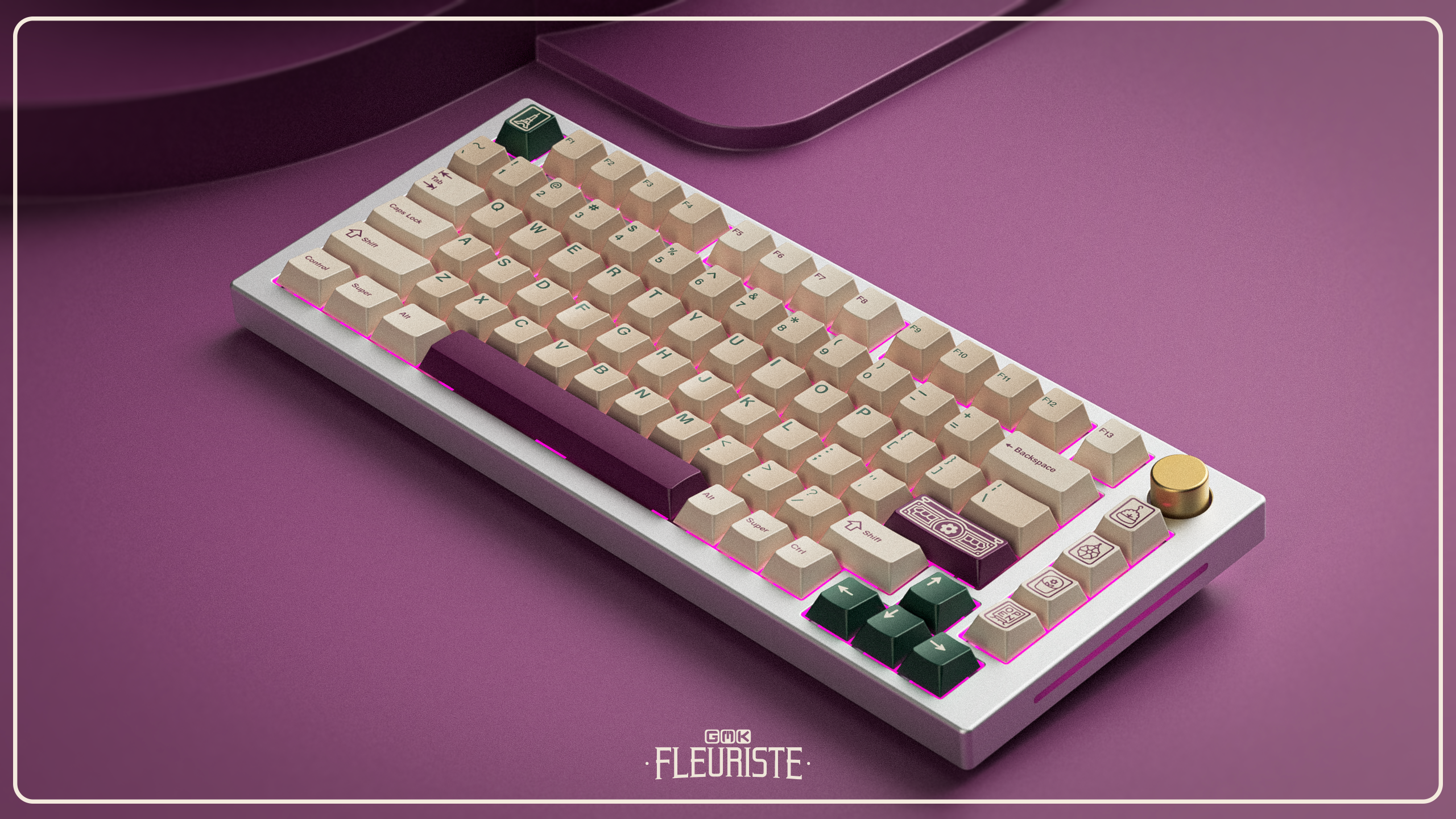 GMK CYL Fleuriste Keycaps