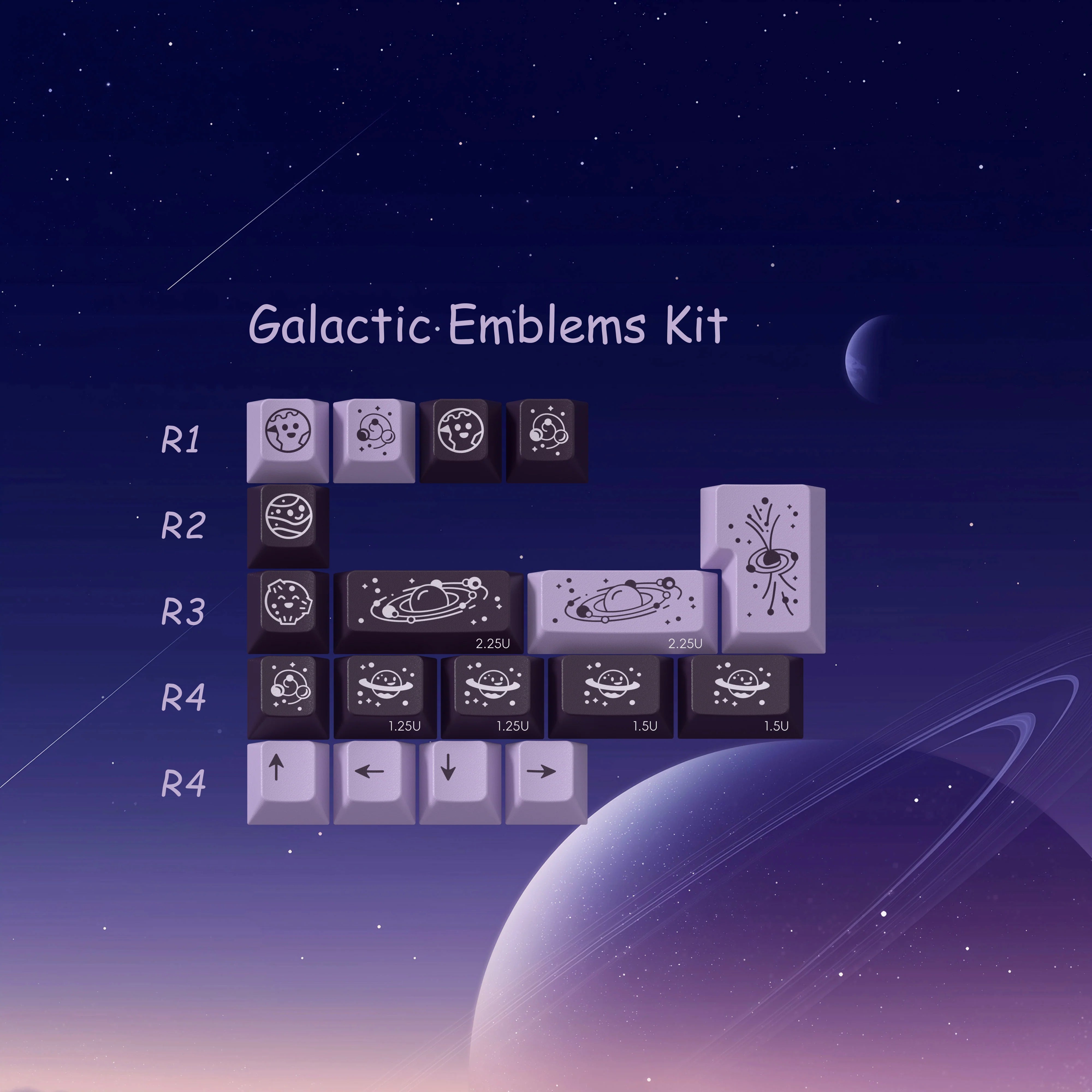 PBTfans Astraeus Keycaps