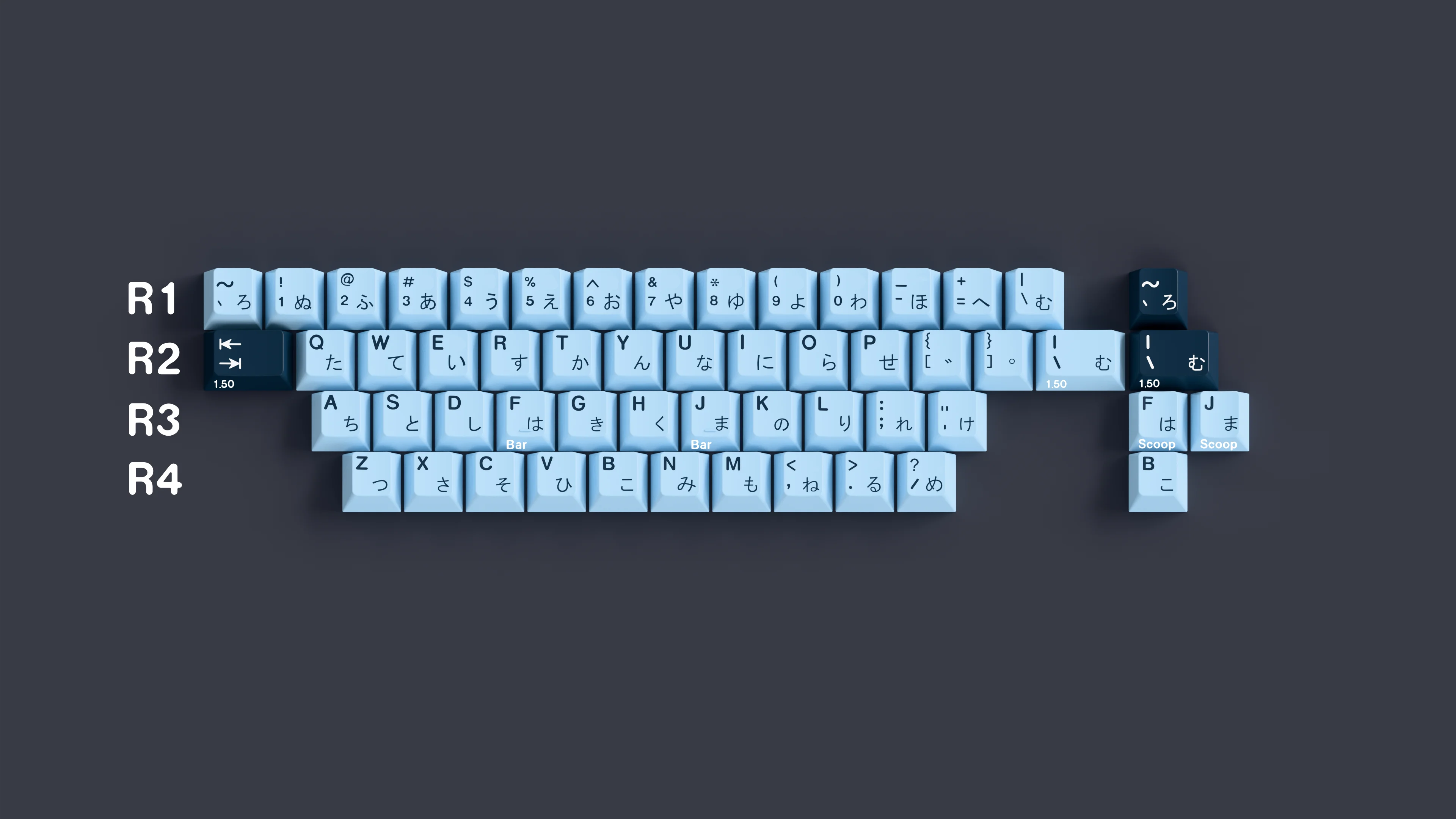 GMK CYL Mizu R2 Keycaps