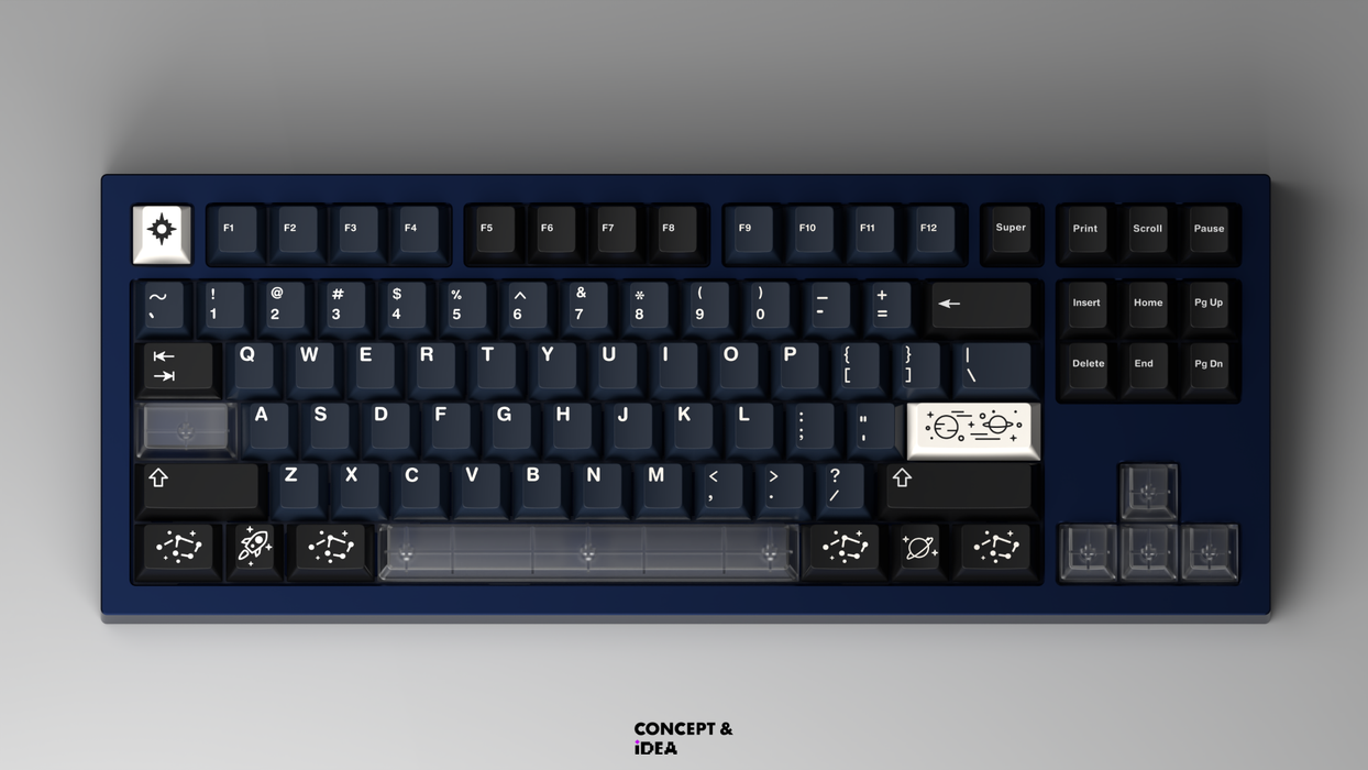 GMK CYL Galaxy Keycaps