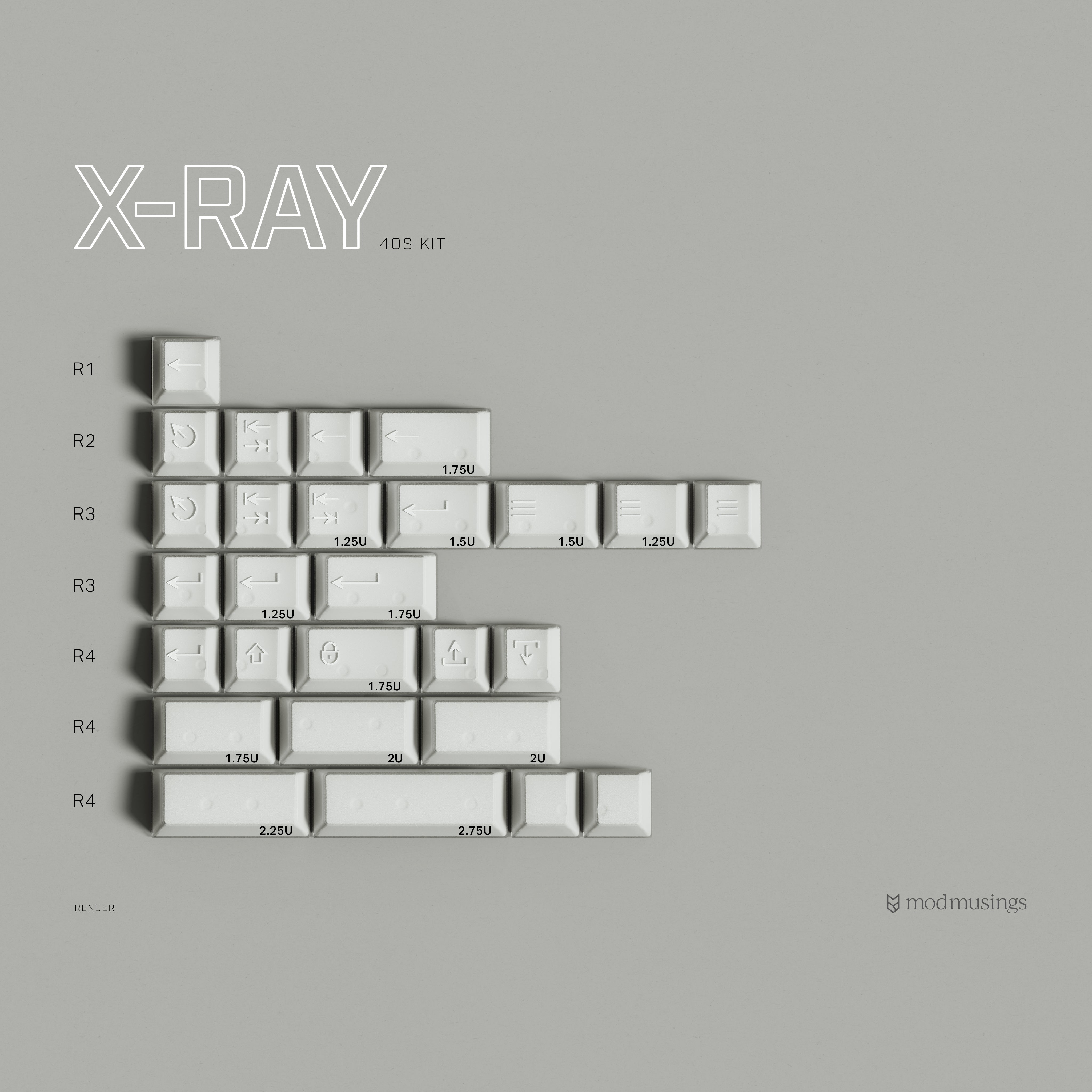 PBTFans X-Ray Keycaps