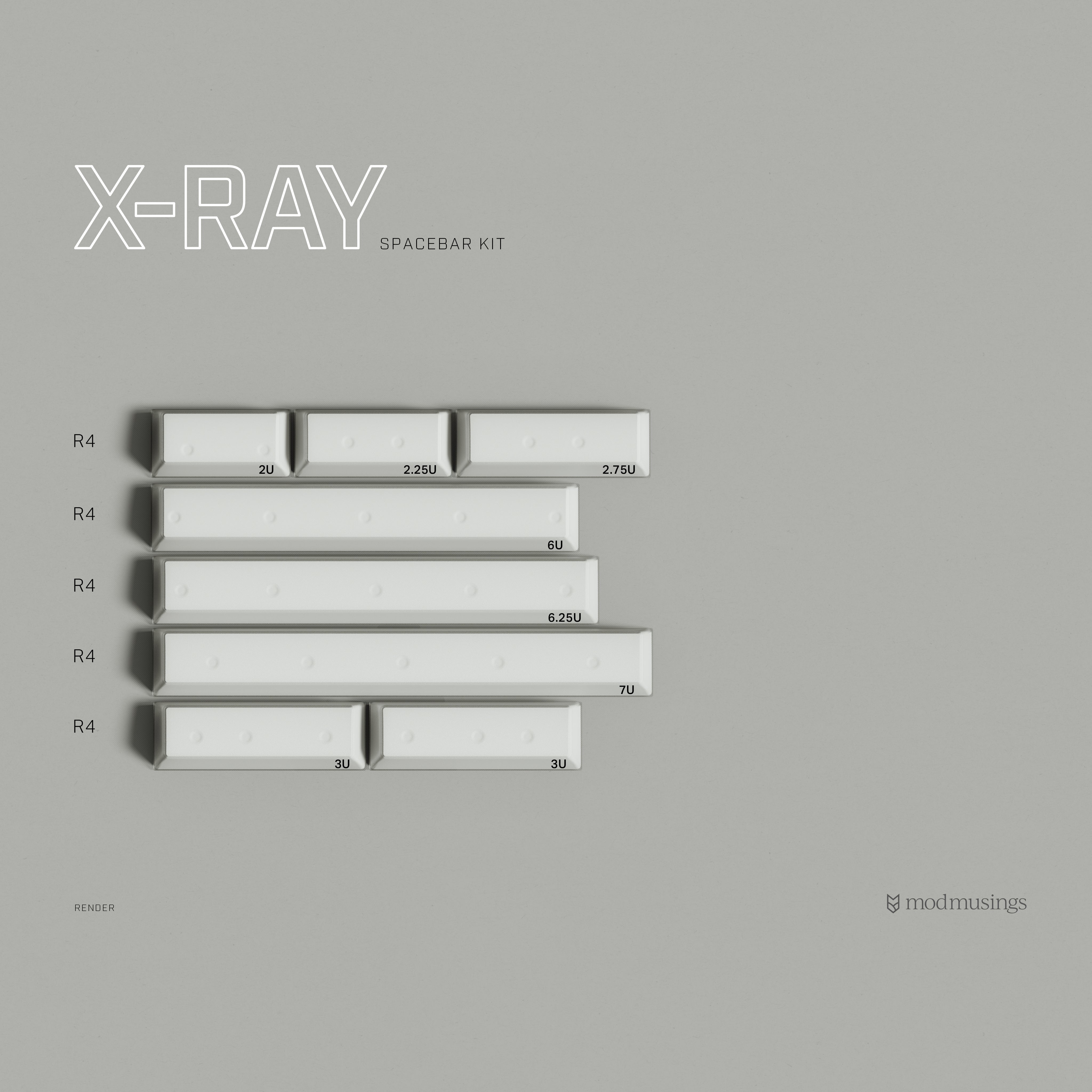 PBTFans X-Ray Keycaps
