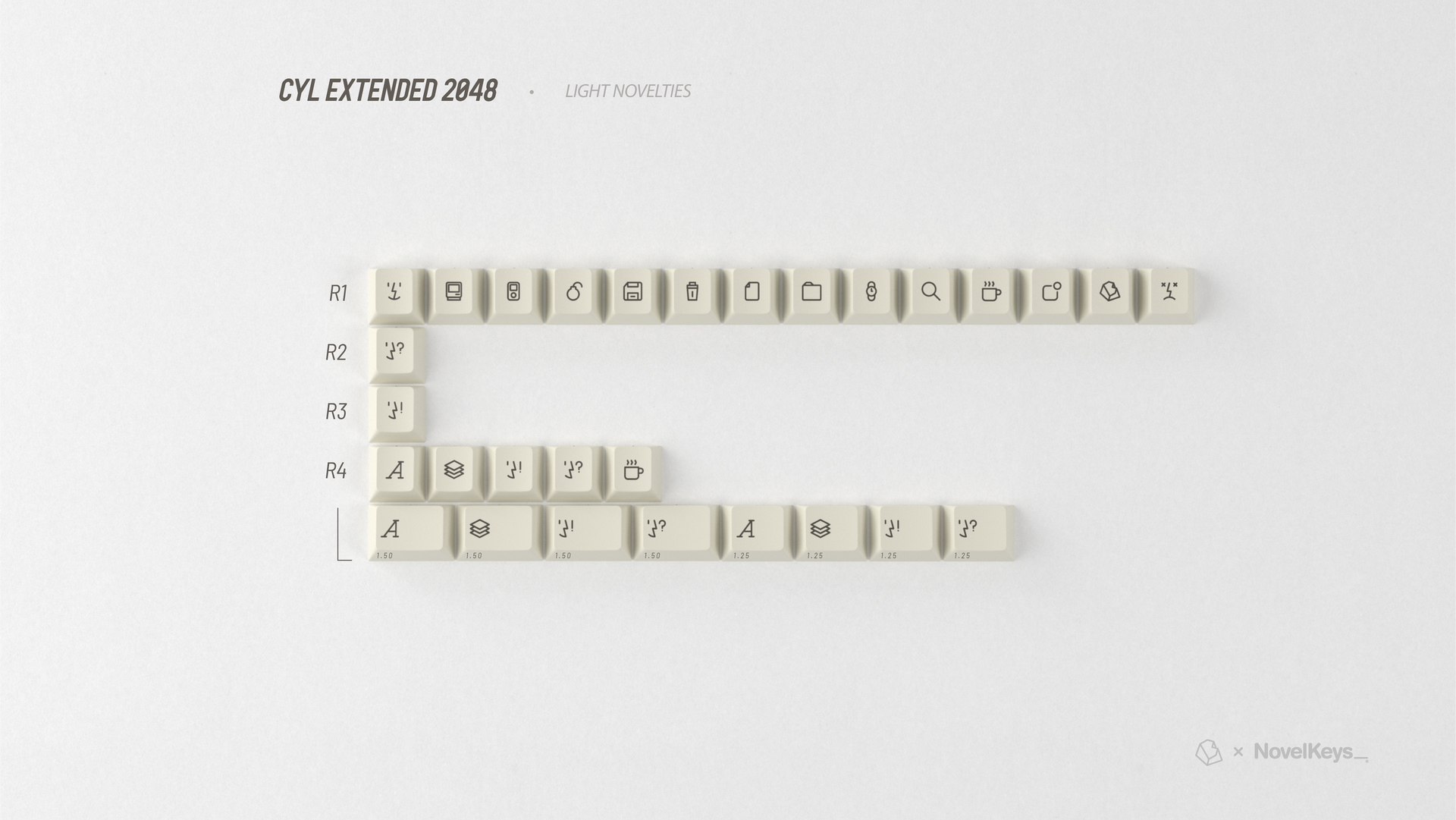 GMK CYL Extended 2048 Keycaps
