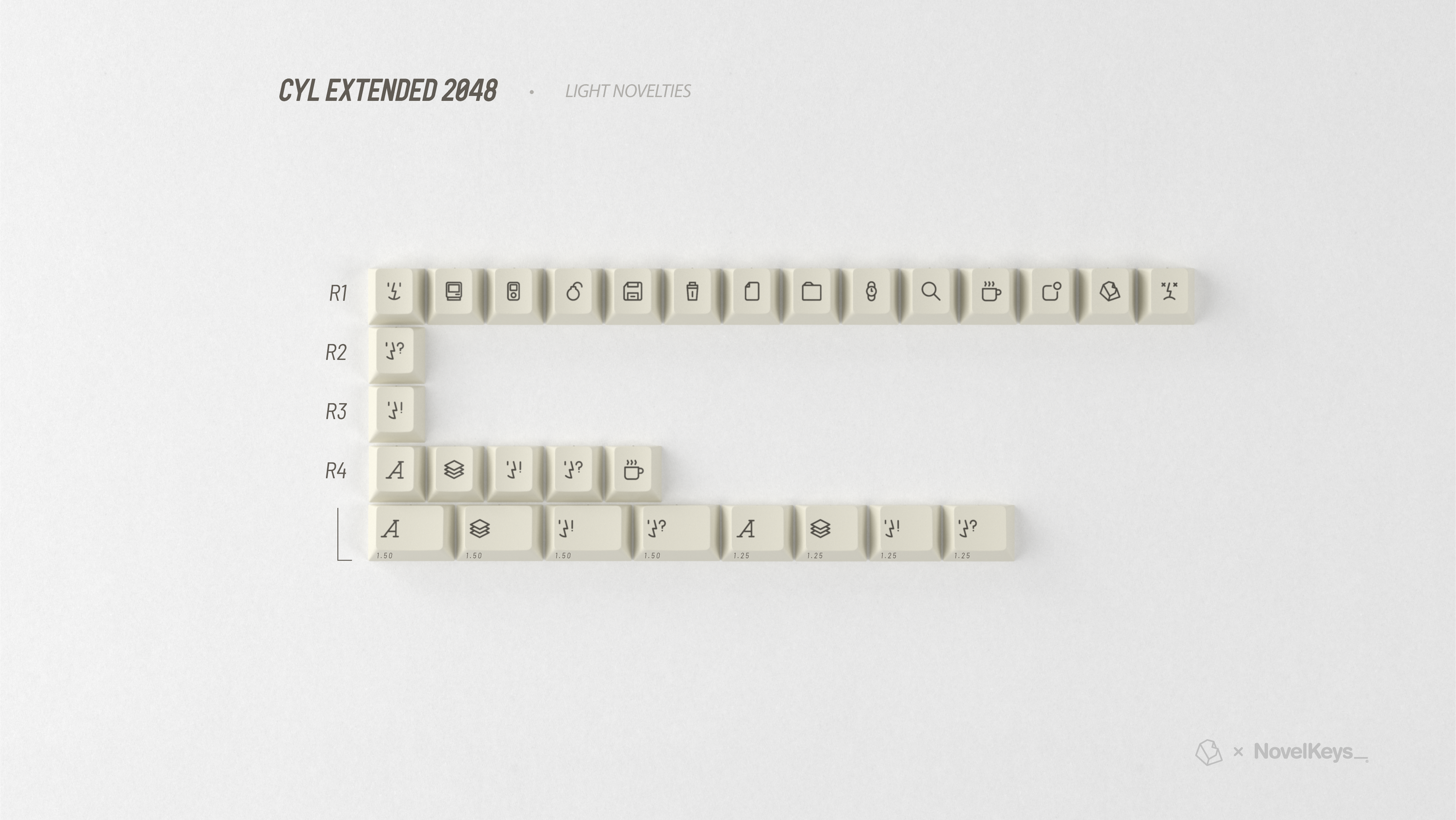 GMK CYL Extended 2048 Keycaps